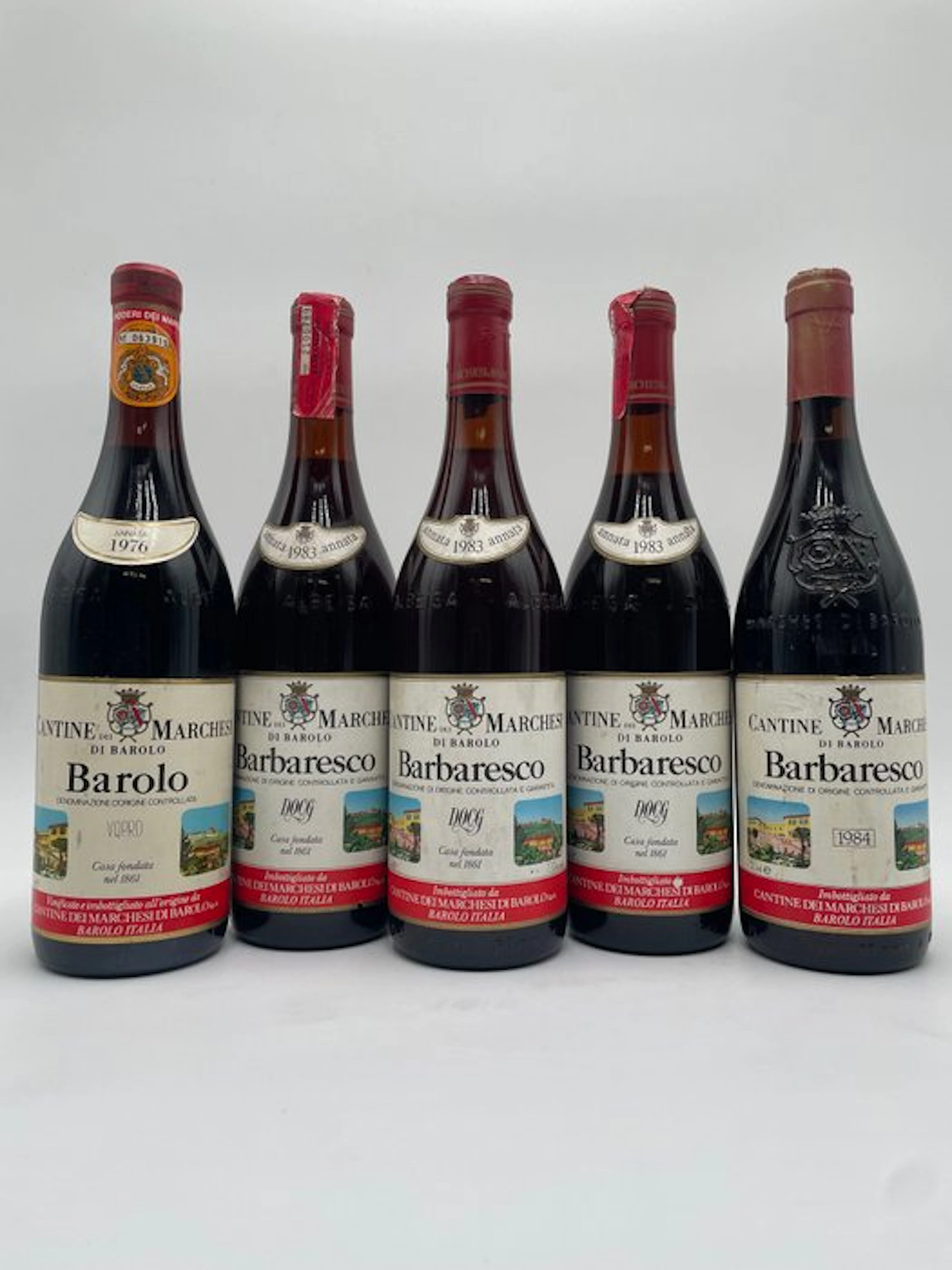 1976 Barolo & 1983 x3