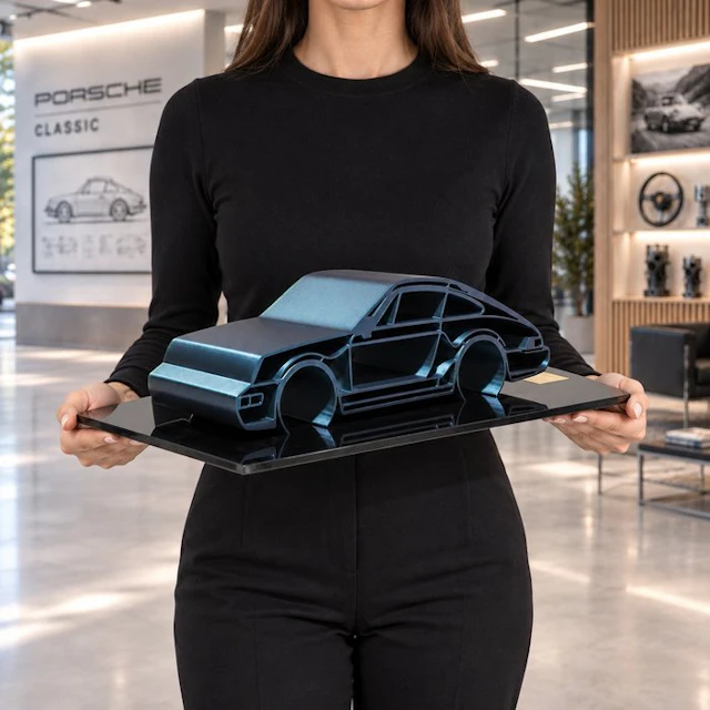 Porsche 911 Classic " Iris Blue" - 1/12 Scale - XXL Car...
