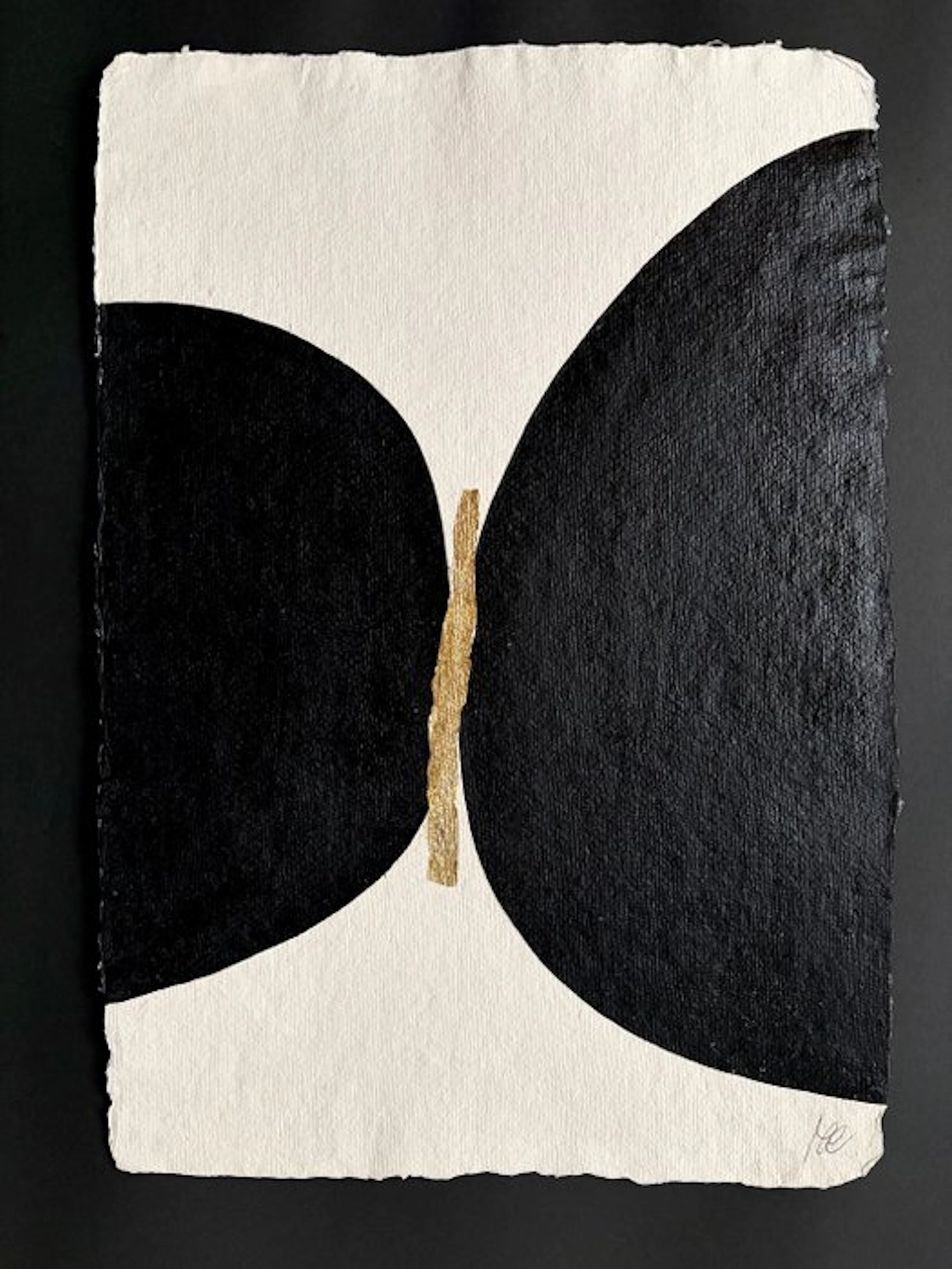 Valérie Bernier - ENCRE & OR - Nicole N°33 - 56x38
