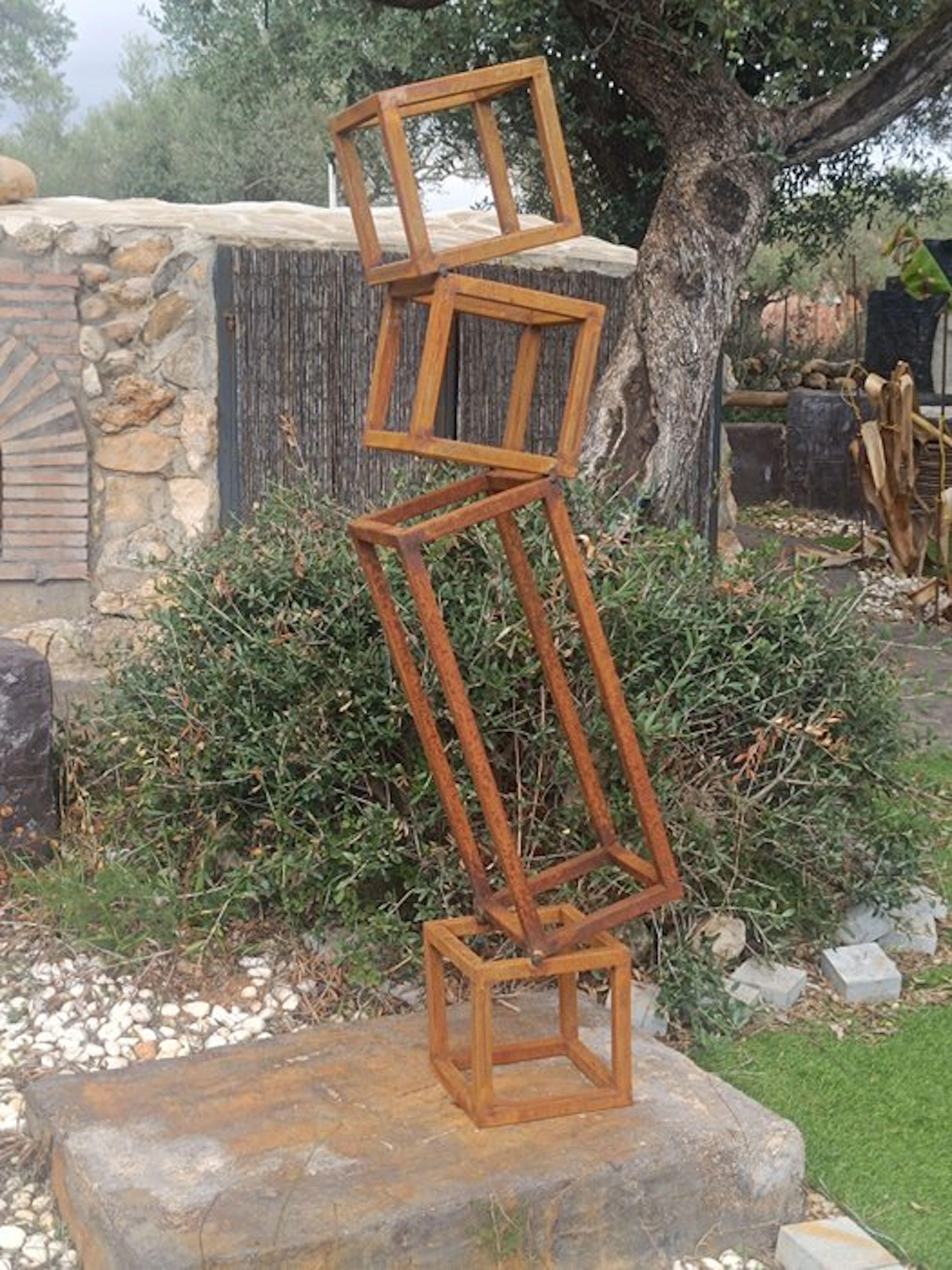 Ana Lucia B.M - Sculpture Corten - XXL - NO Reserve