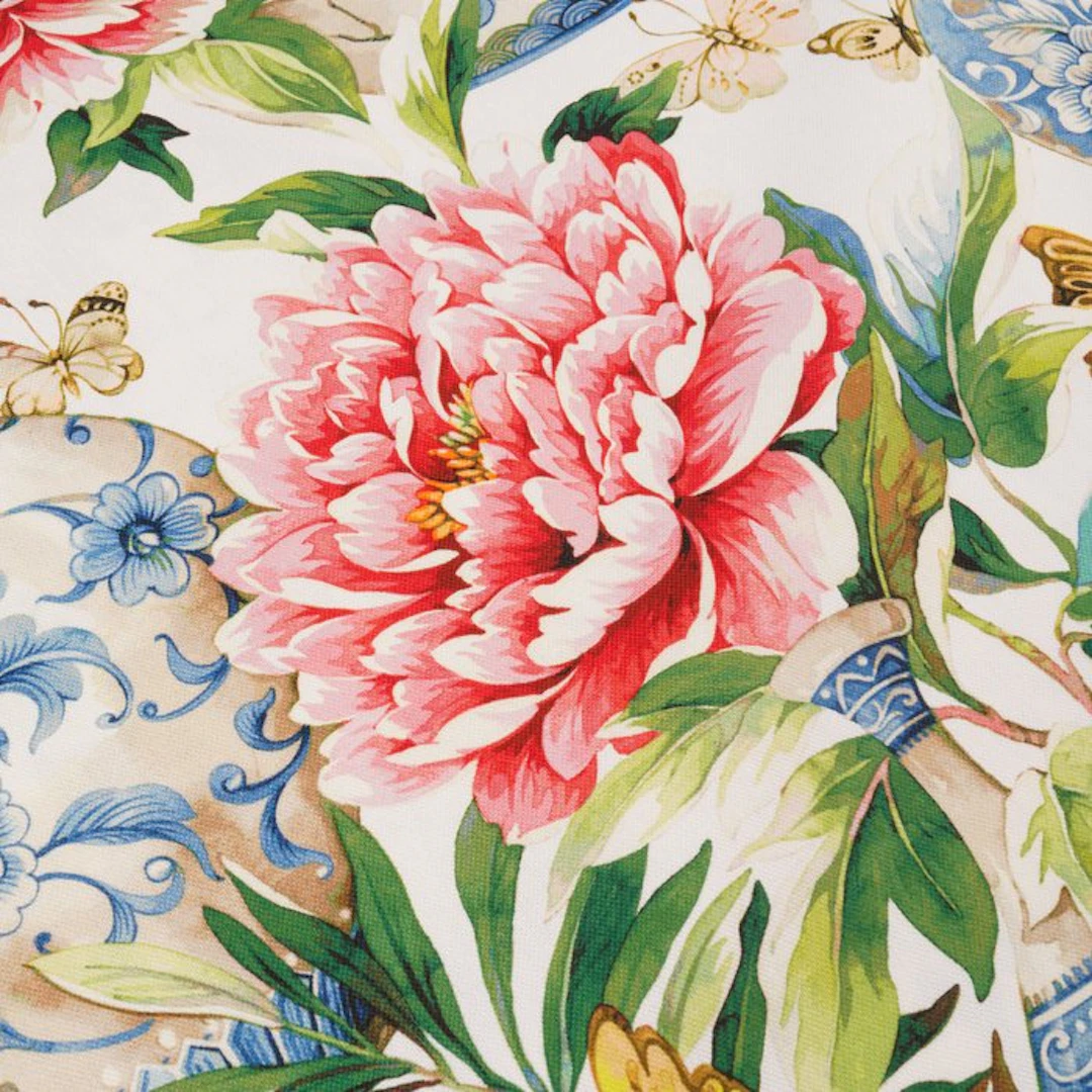 Exclusive GCFabrics – Certified Cotton Fabric with Floral...