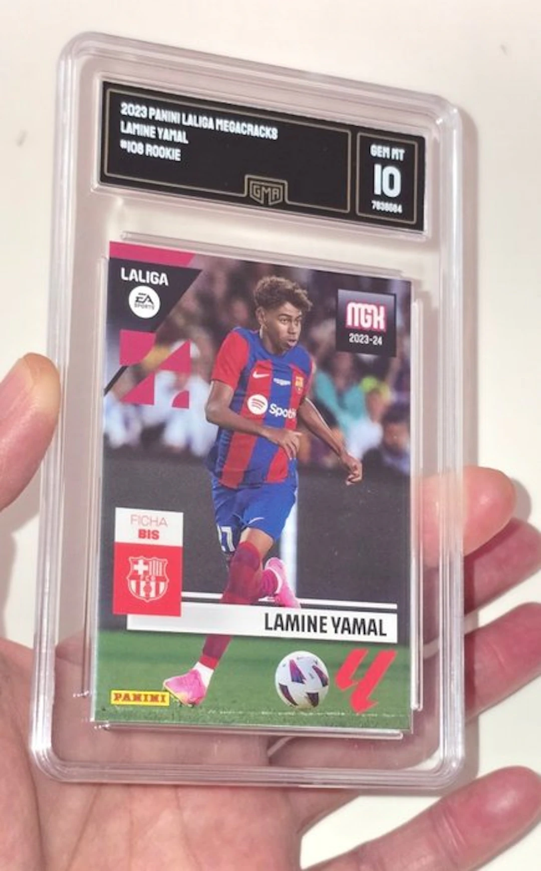 2023/24 Panini Megacracks Lamine Yamal #108 bis ROOKIE...