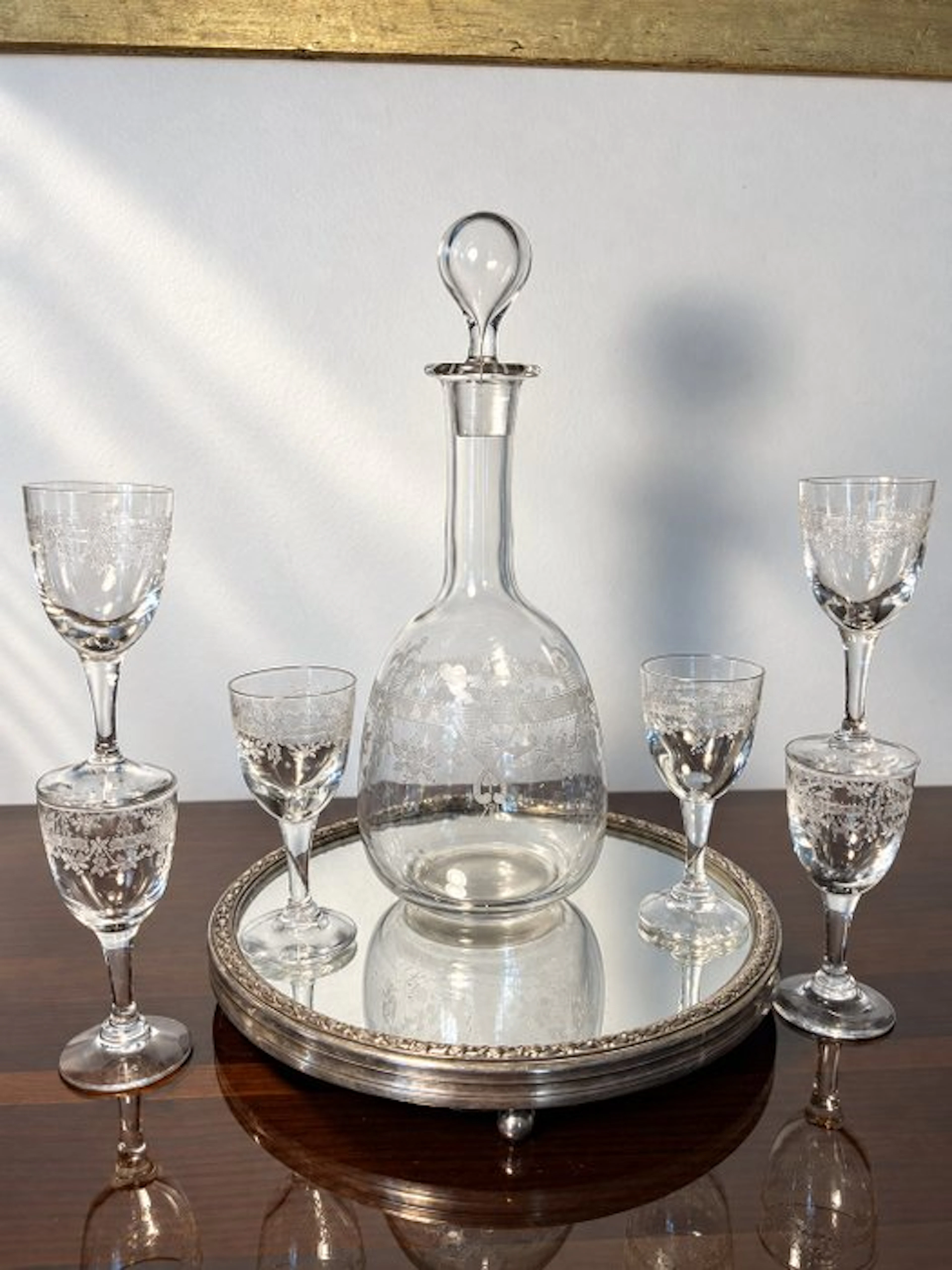 Meisenthal - Drinking set for 6 (7) - Crystal