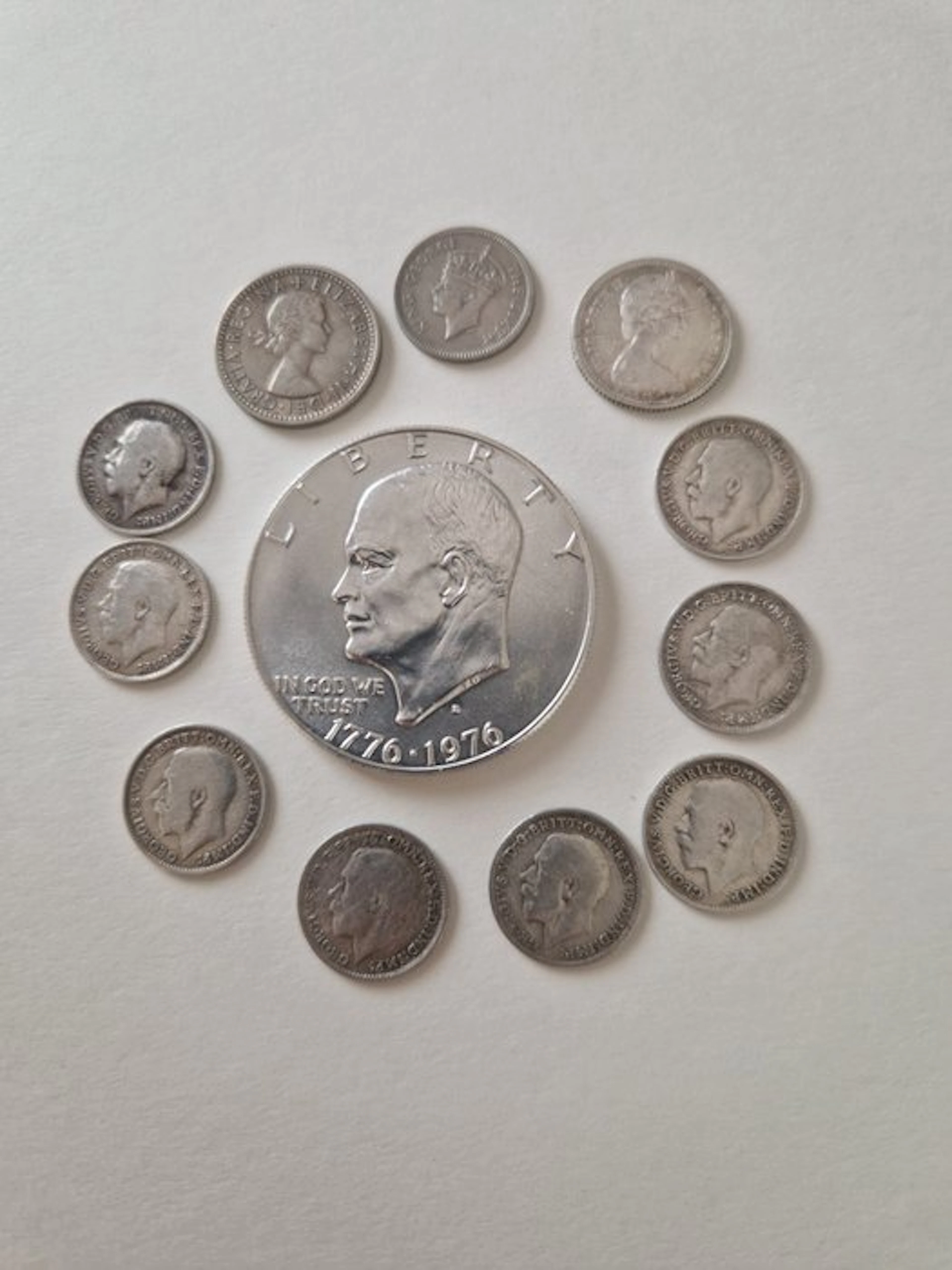 World. Collection of silver coins 1909 (No reserve price)