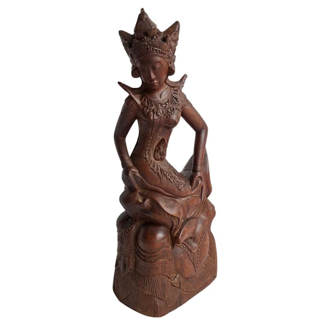 Balinese Danseres / Godin - Statue - Indonesia (No reserve price)