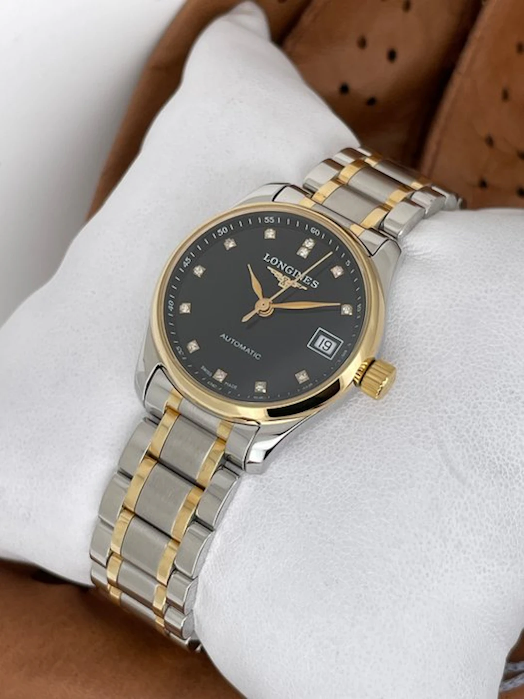 Longines - Master Collection Date Diamonds Automatic Lady...