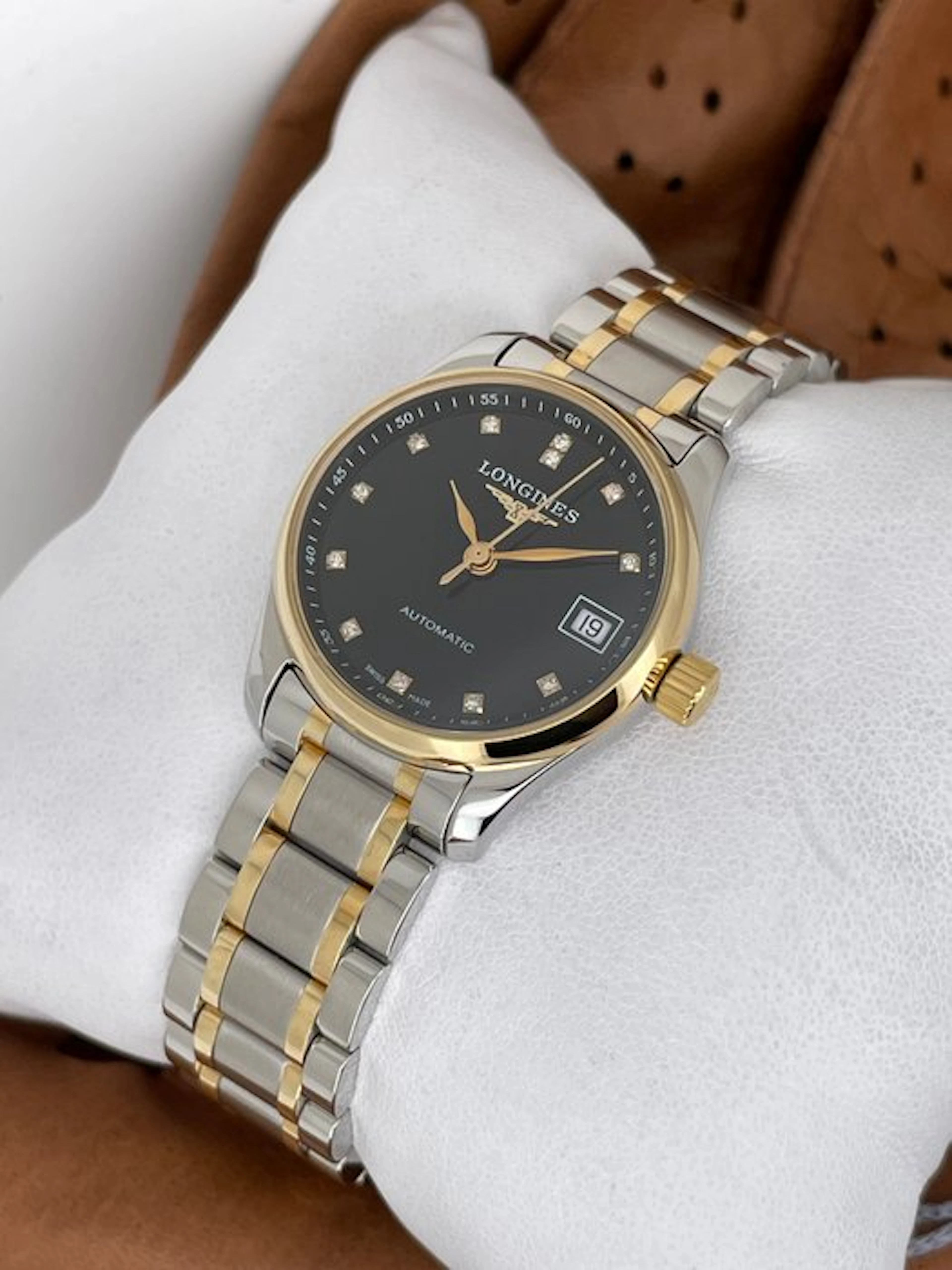 Longines - Master Collection Date Diamonds Automatic Lady...