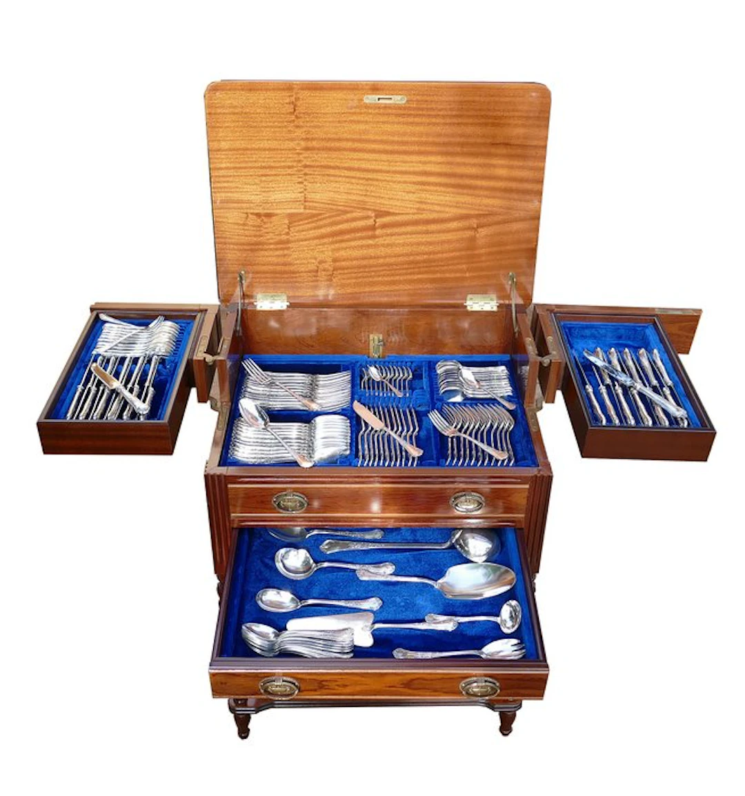 Orfevrerie Wiskemann - Cutlery set for 12 (124) - No