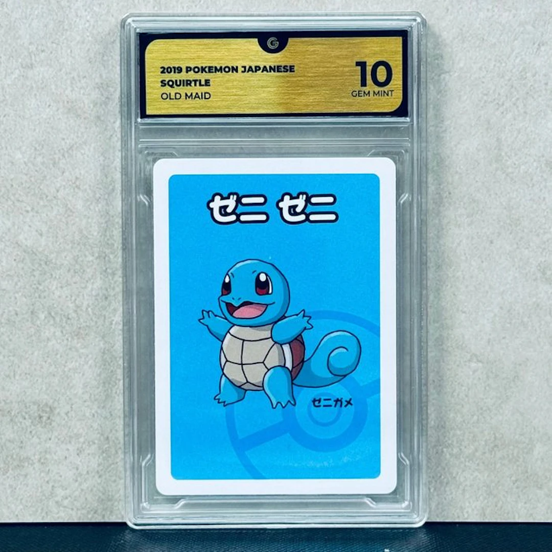 Pokémon Graded card - SQUIRTLE 2019 POKEMON JAPANESE OLD MAID - Pokémon - GG 10