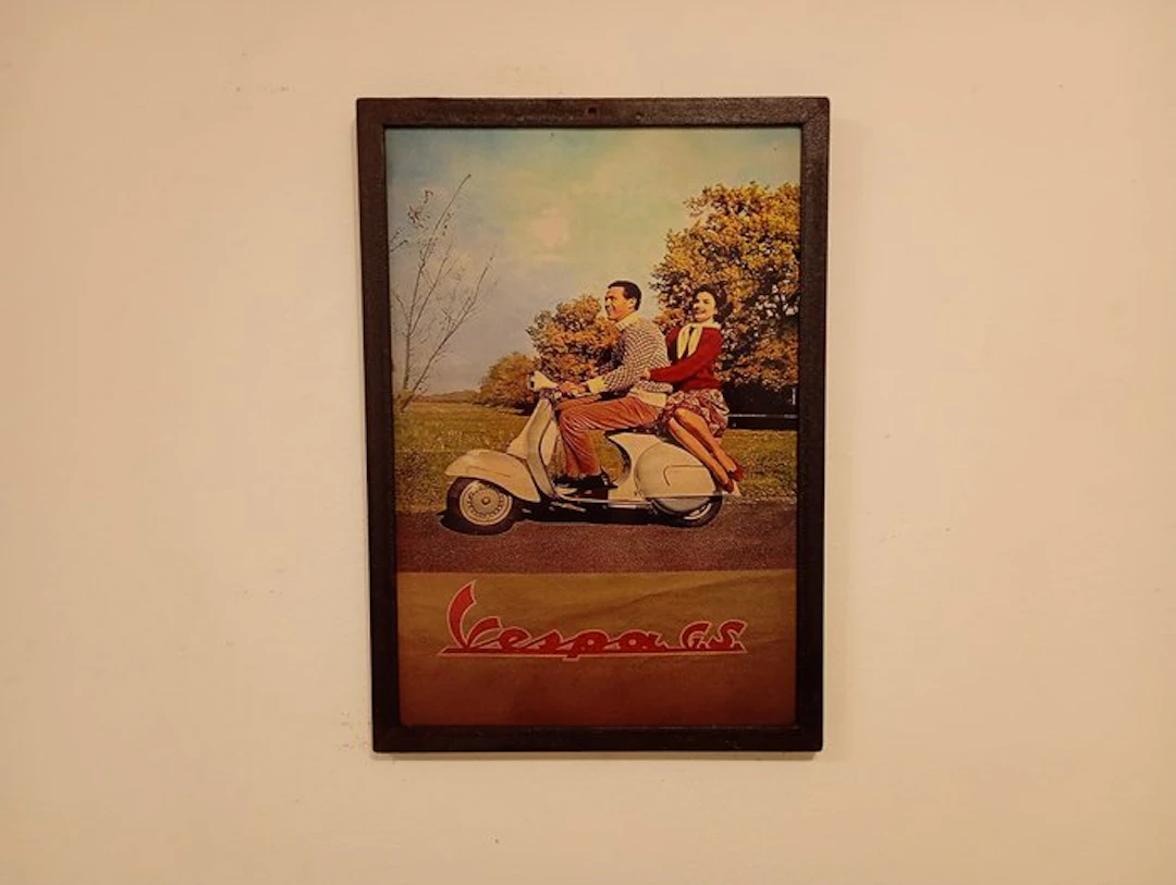 Vespa - Vespa - leader - Advertising sign - wasp - Metal