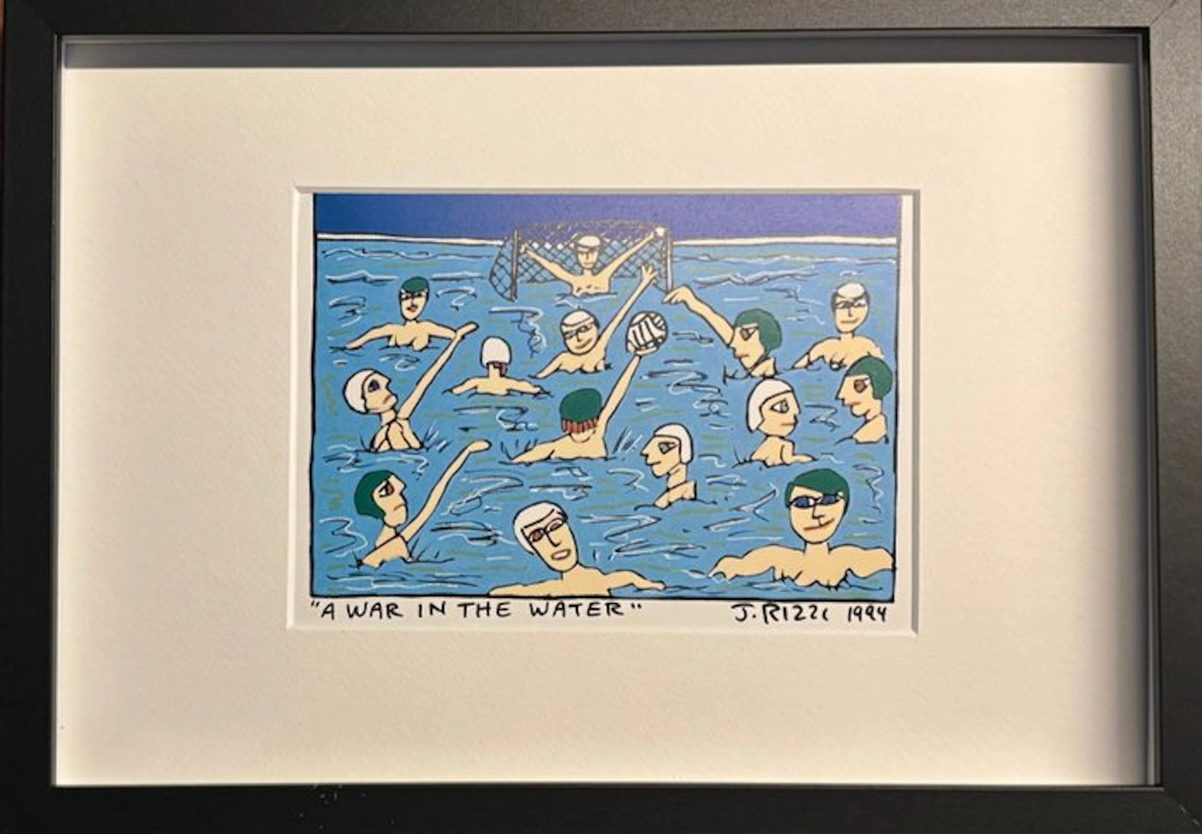 James Rizzi (1950-2011) - A War in the Water