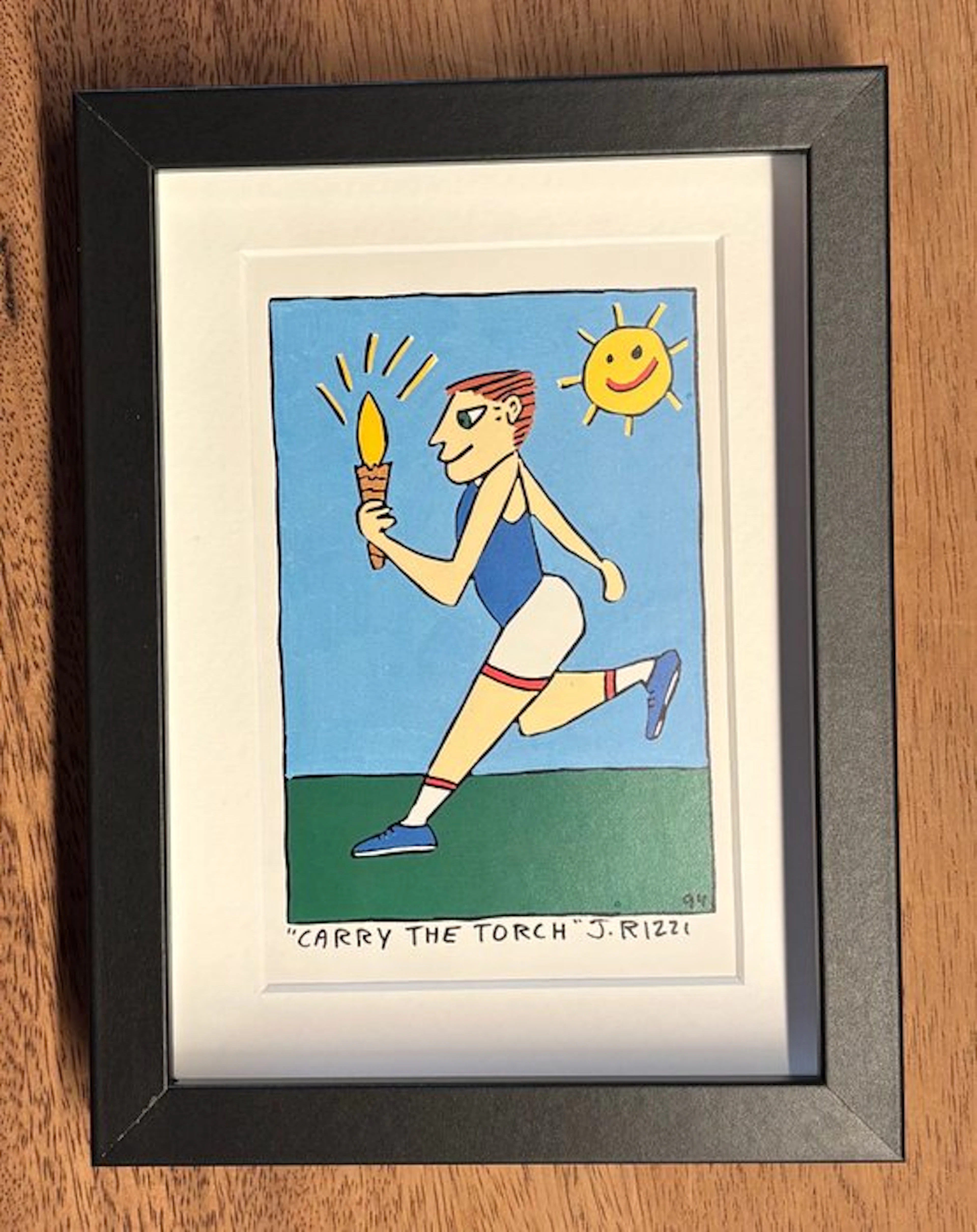 James Rizzi (1950-2011) - Carry the torch