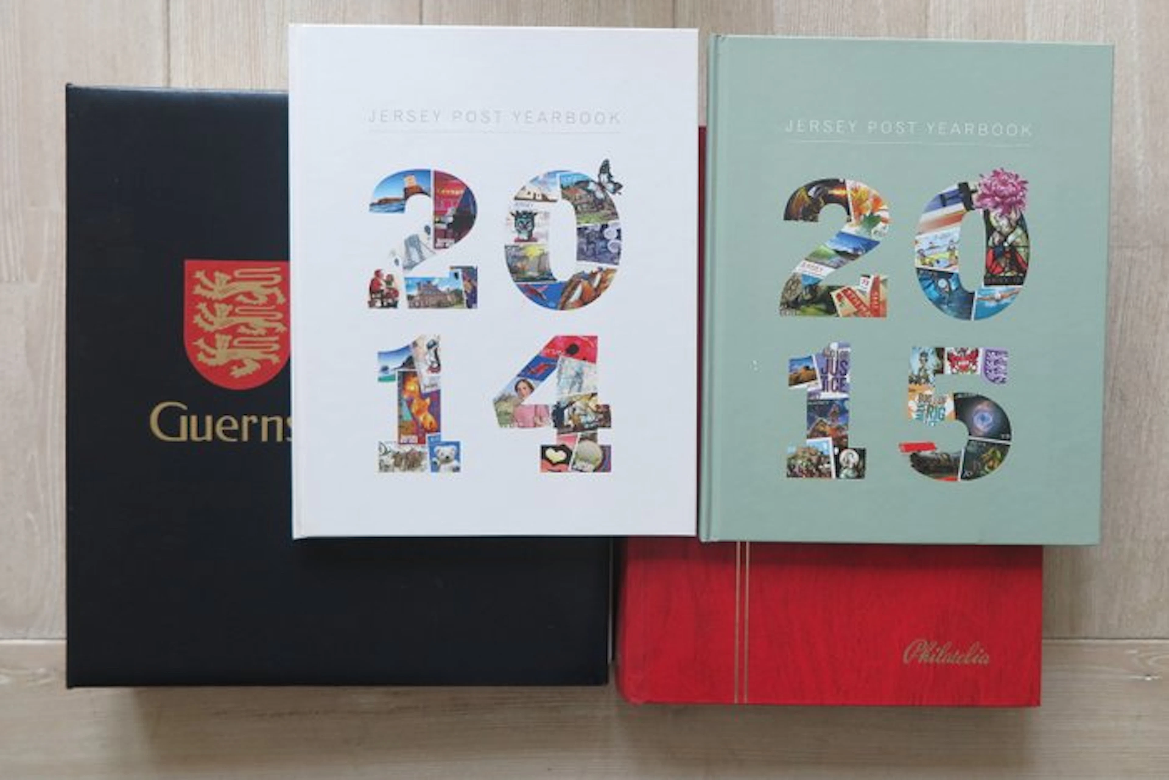 Jersey - Collection in stock book, yearbooks, and on album pages