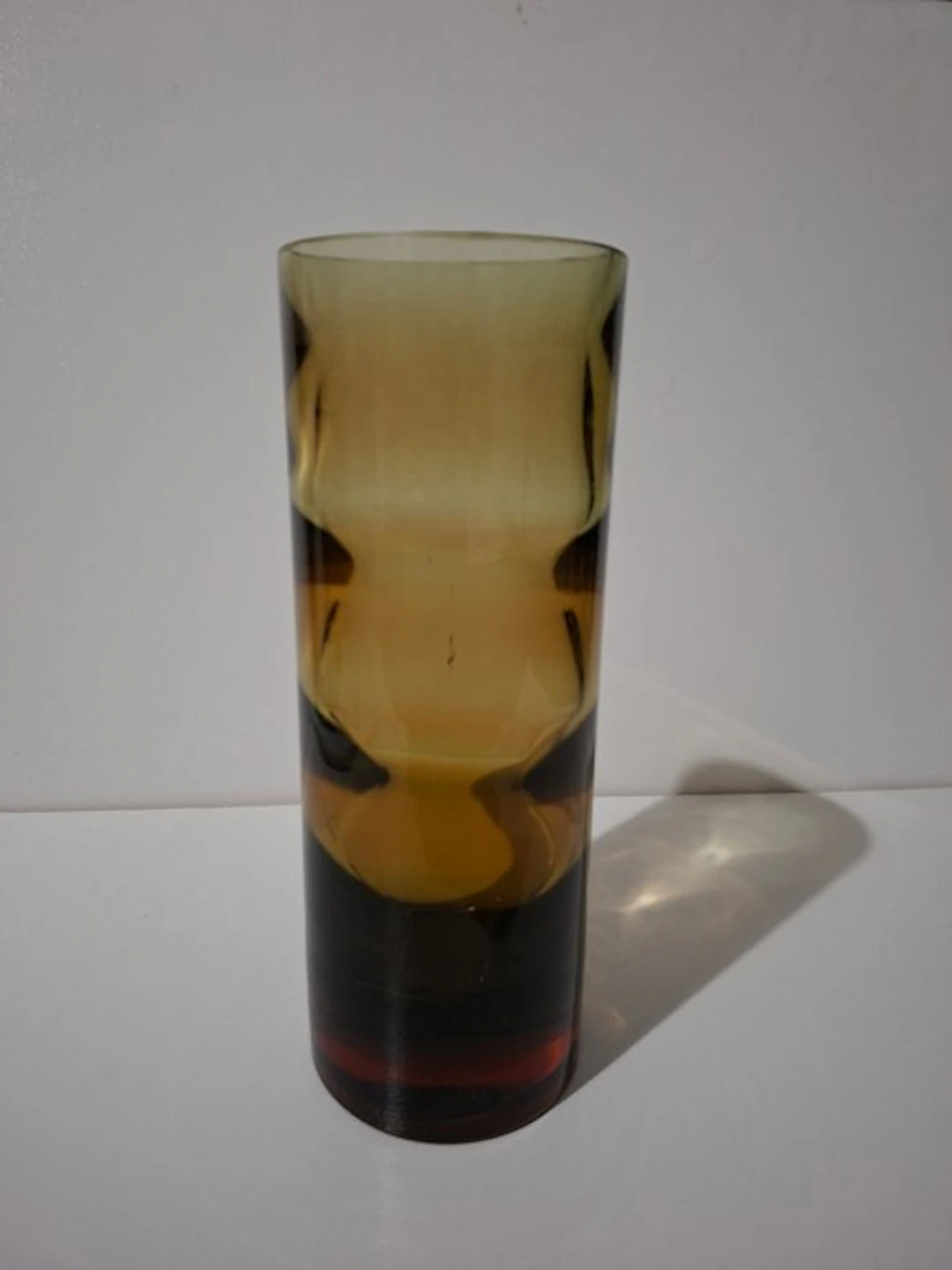 WMF - Erich Jachmann - Baluster vase - Glass - Optical Wave vaas