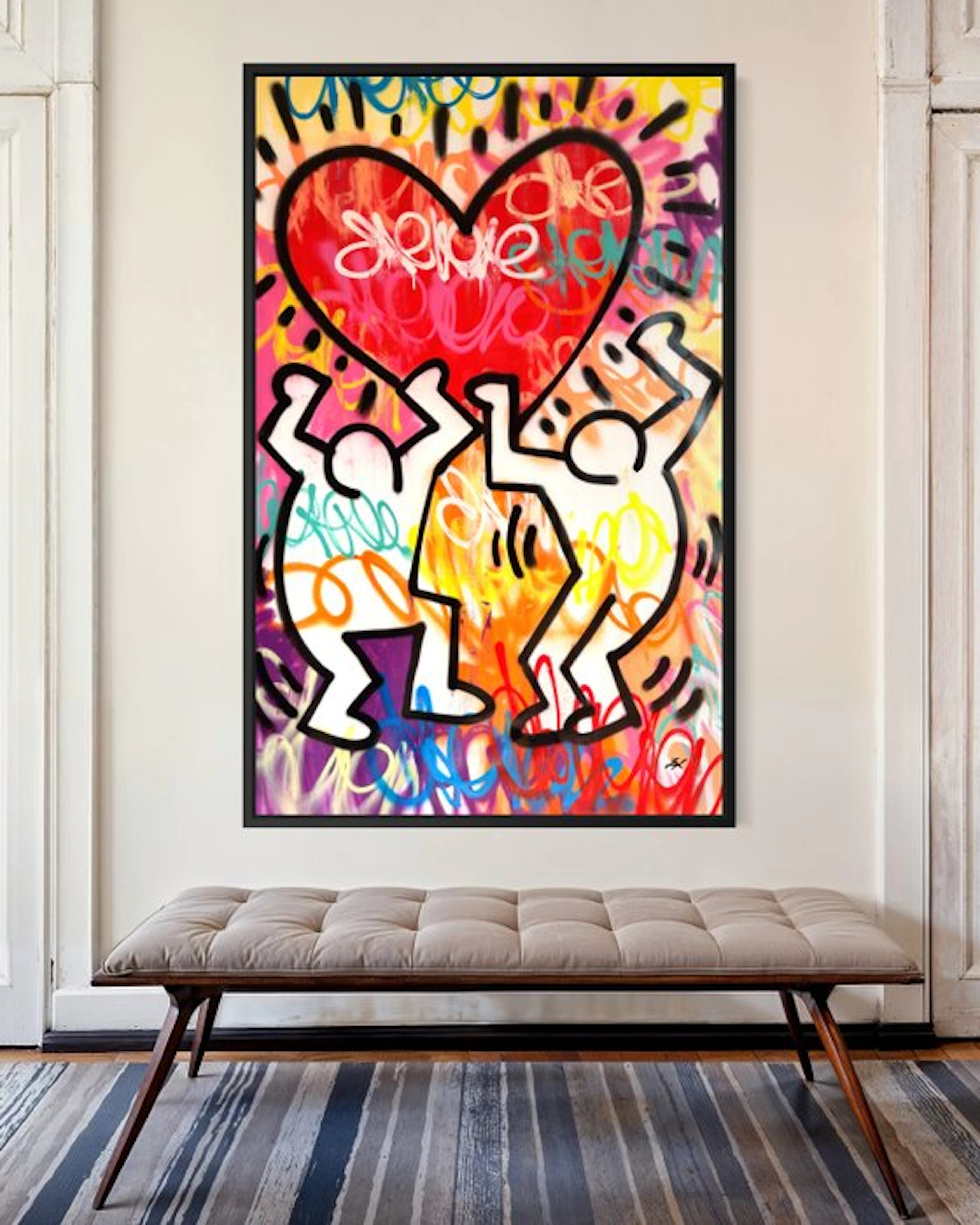 Gunnar Zyl - Heart / Keith Haring & Zyl XXL