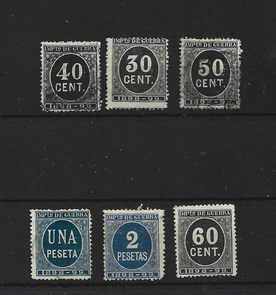 Spain - lot of uncatalogued numeral stamps