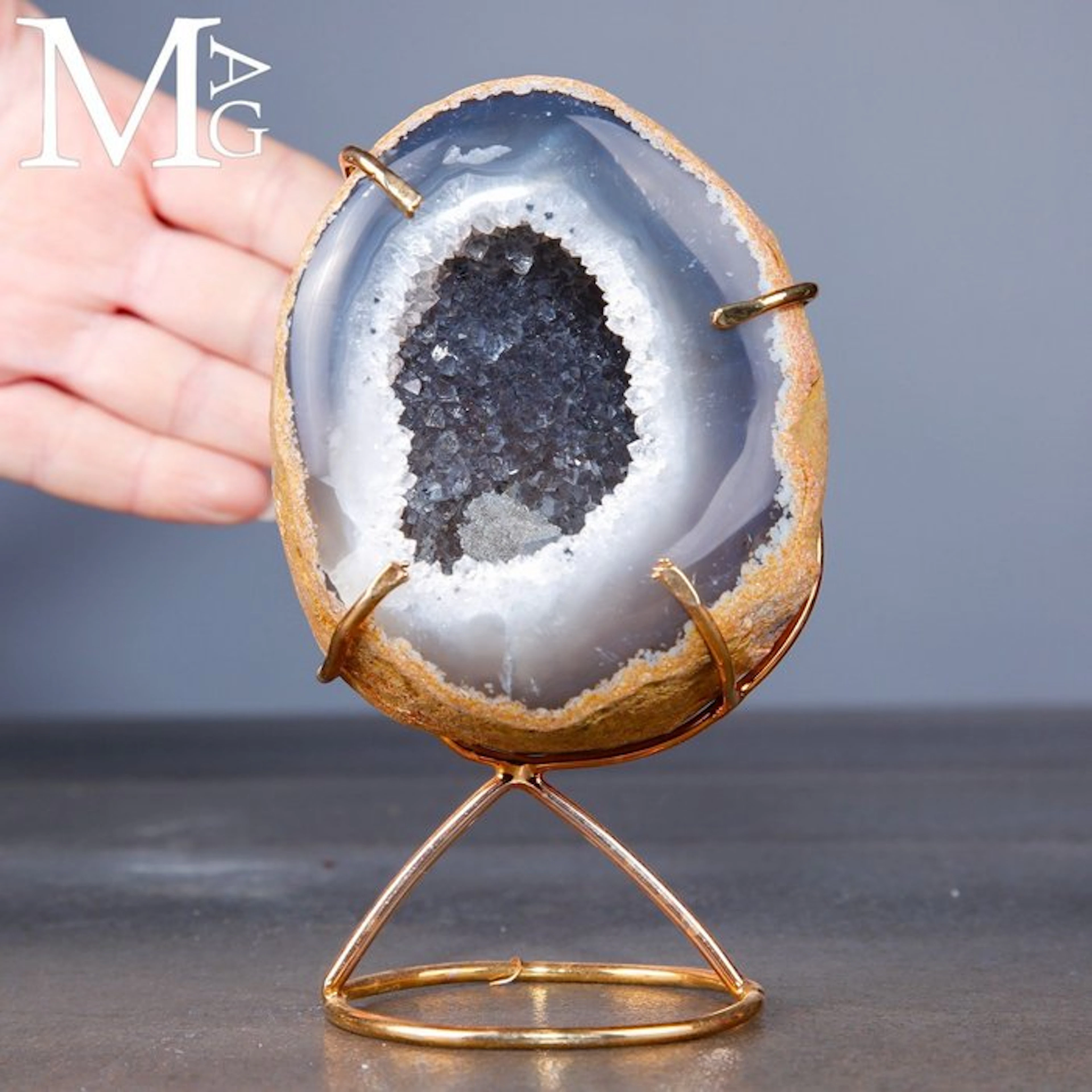 Natural Mineral Geode with Wonderful Inner...
