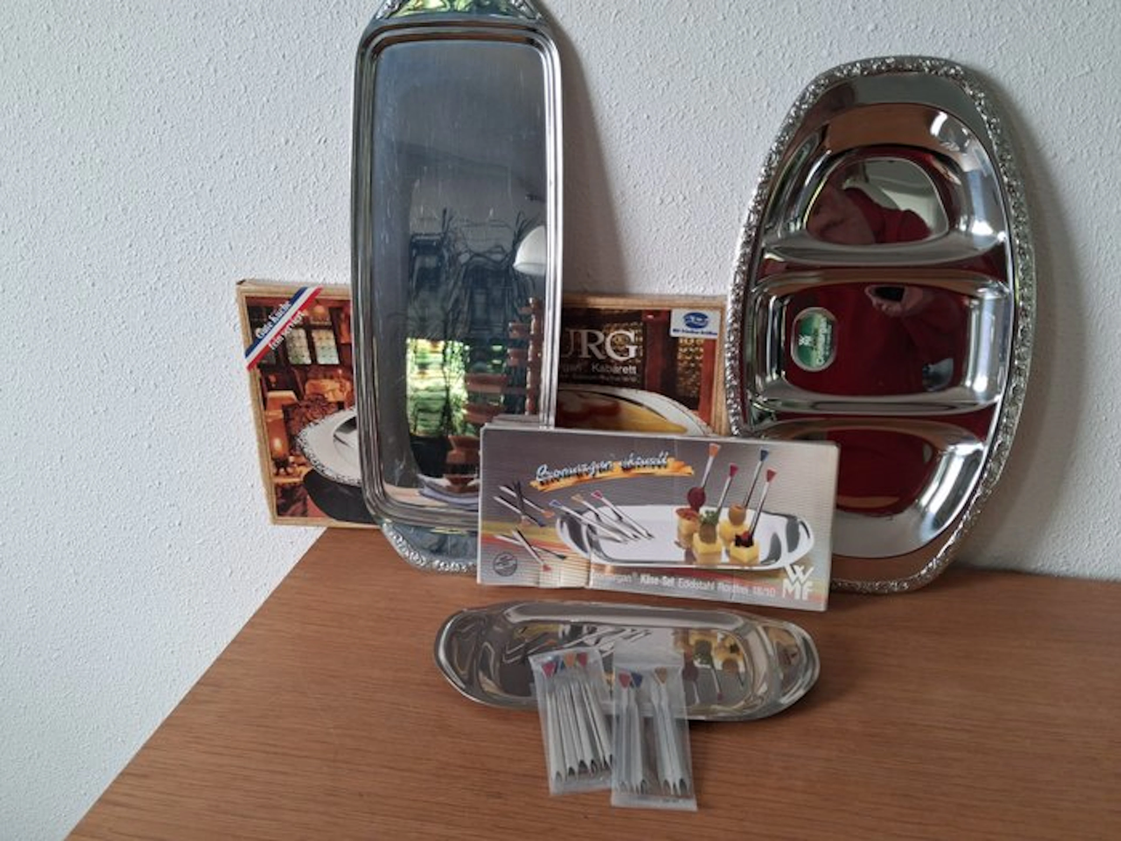 WMF / Geislingen - Serving plate (4) - RVS - WMF serving set