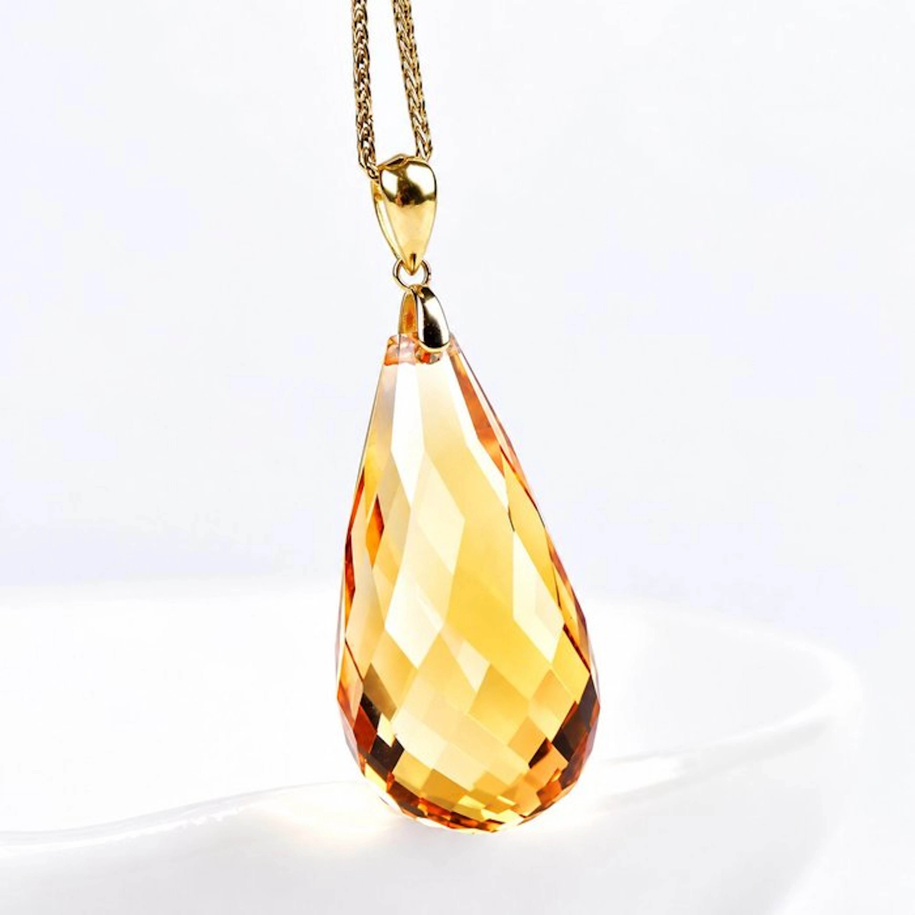 No reserve price - Necklace with pendant - 18 kt