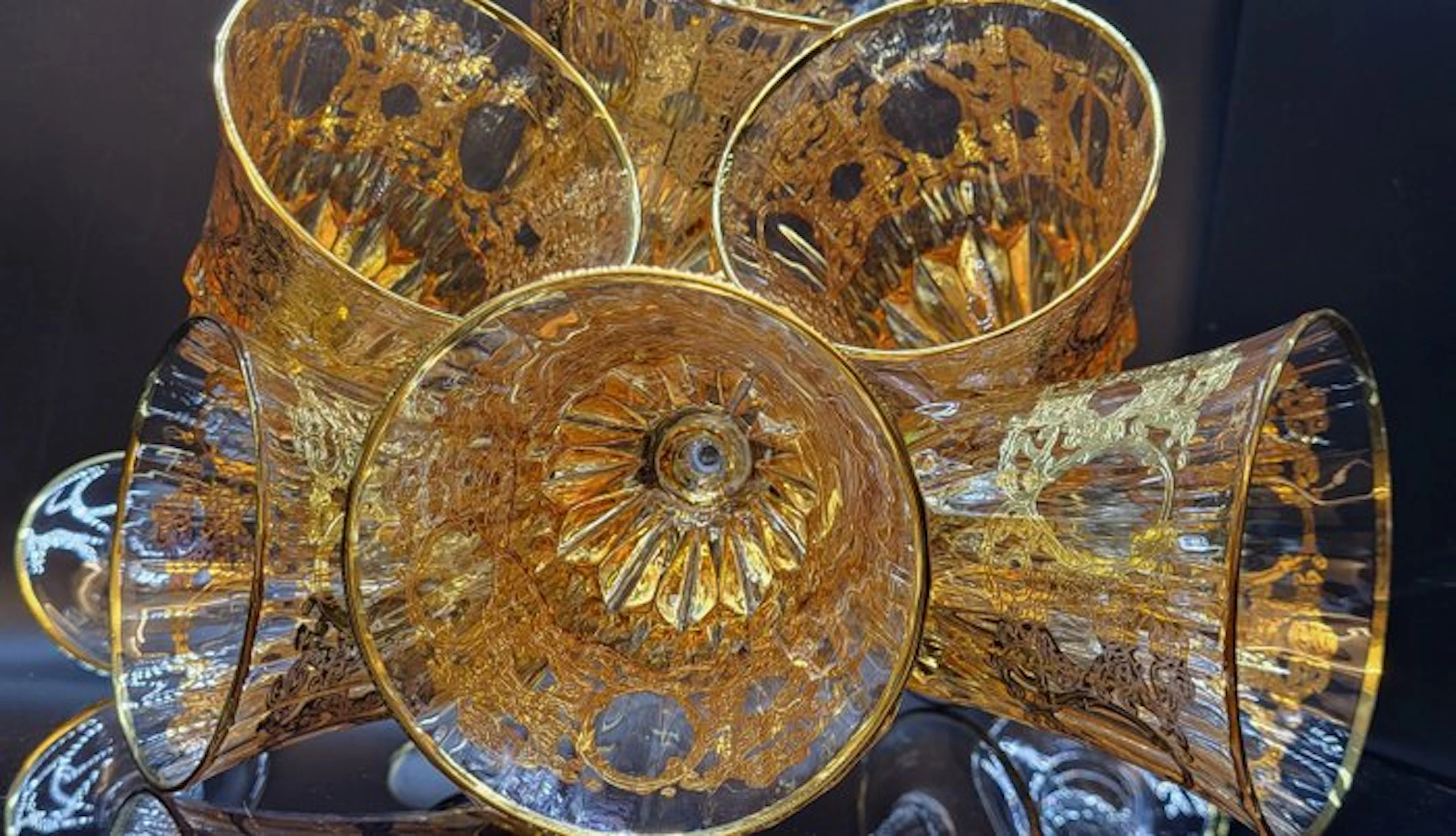 ISMIE LUX - Drinking service (6) - luxury amber jewels...