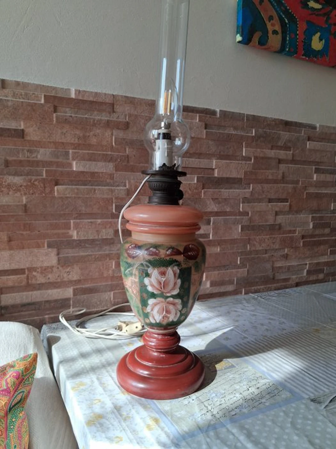 Table lamp - Ceramic, Metal, Glass