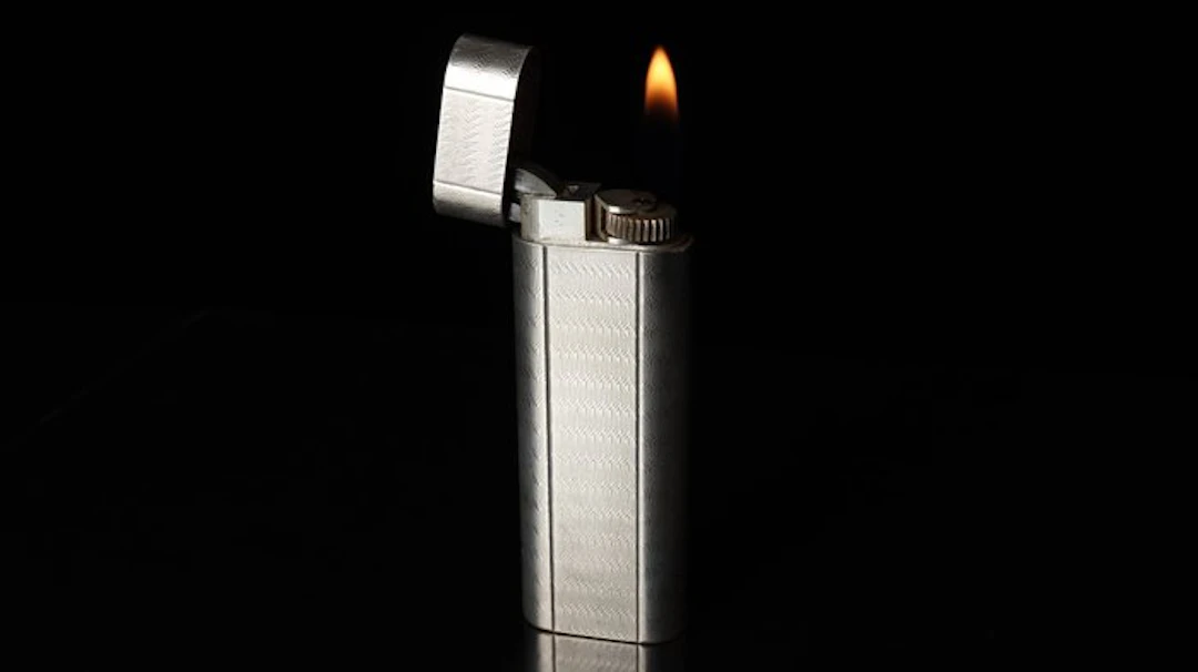 Cartier - Filets et bandes Pattern Vintage gas Lighter - Lighter -