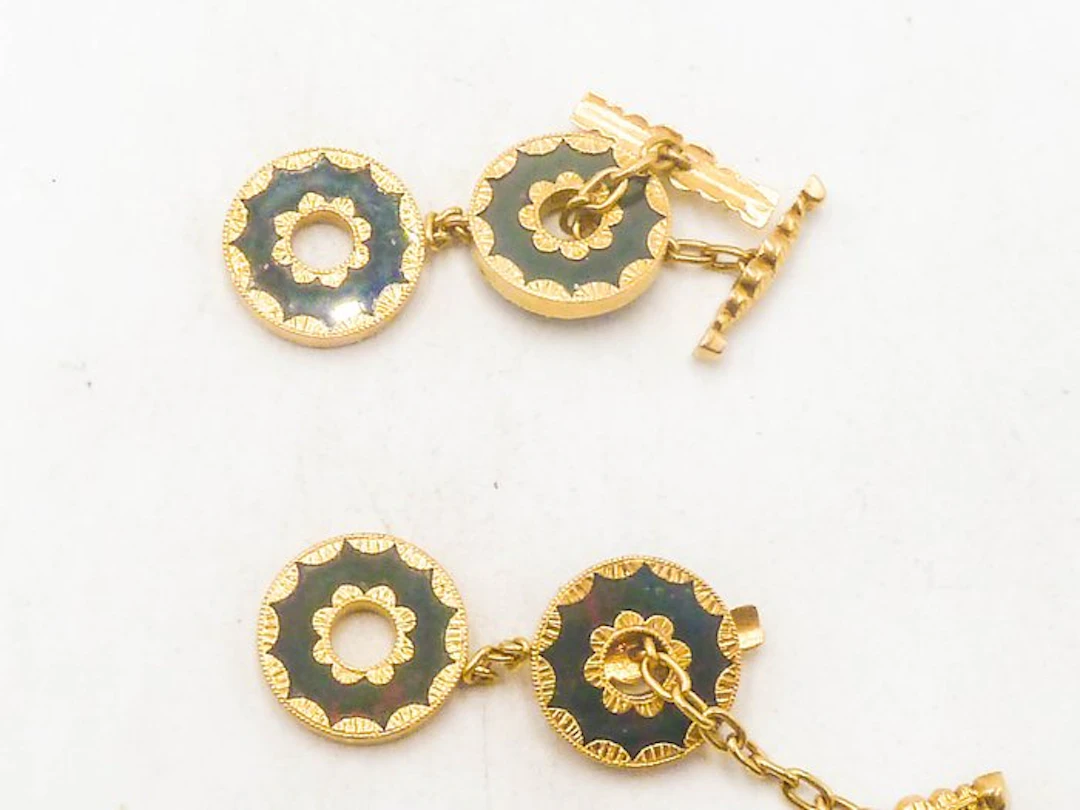 Cufflinks - 18 kt. Yellow gold
