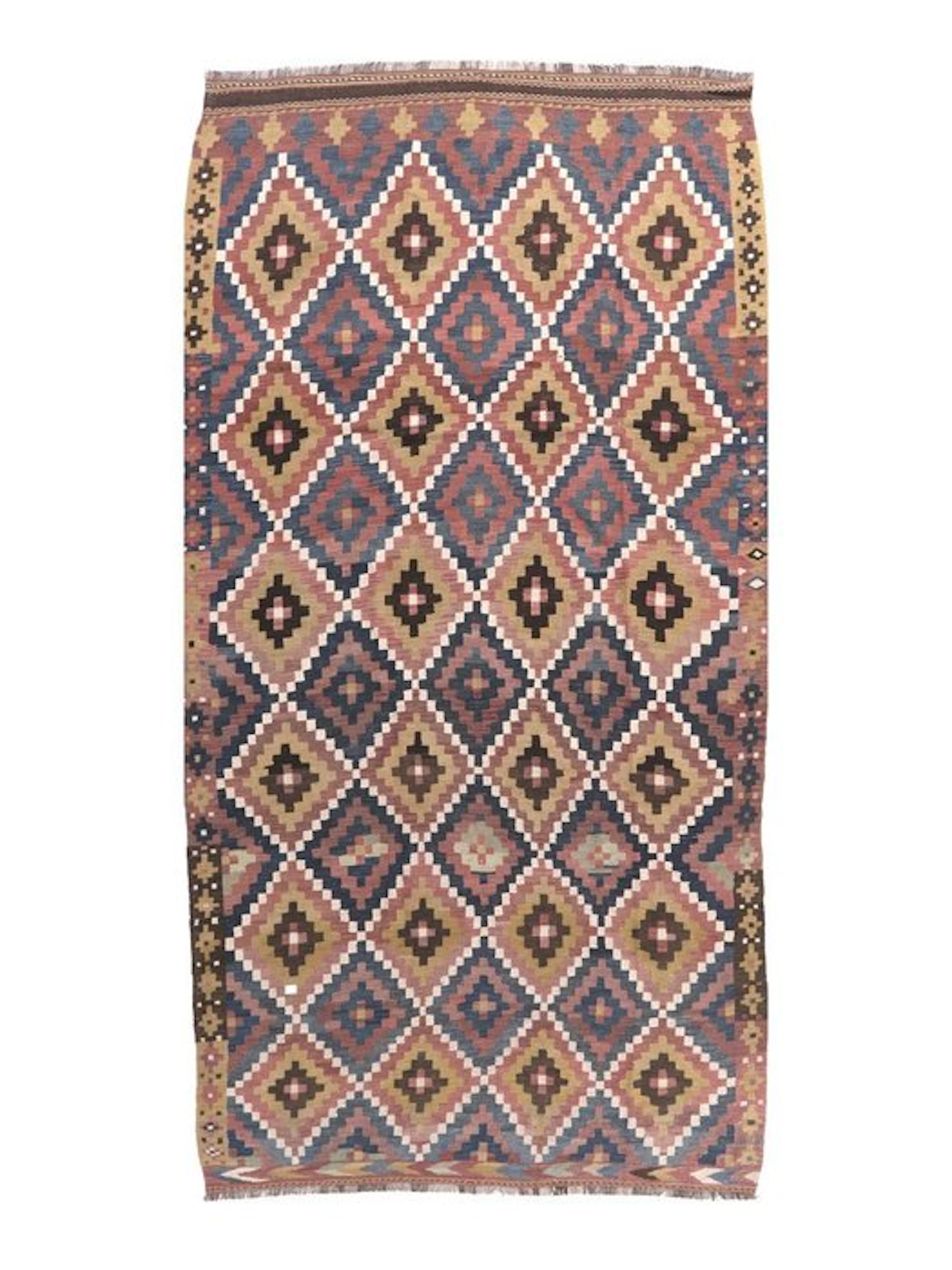 Old Anatolia Kilim - Carpet - 387 cm - 201 cm