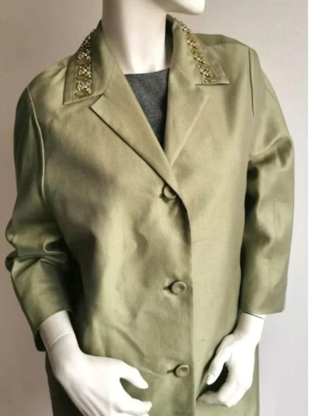 Giacca Lunga In seta Max Mara New With Tag-Rrp550 Seta...