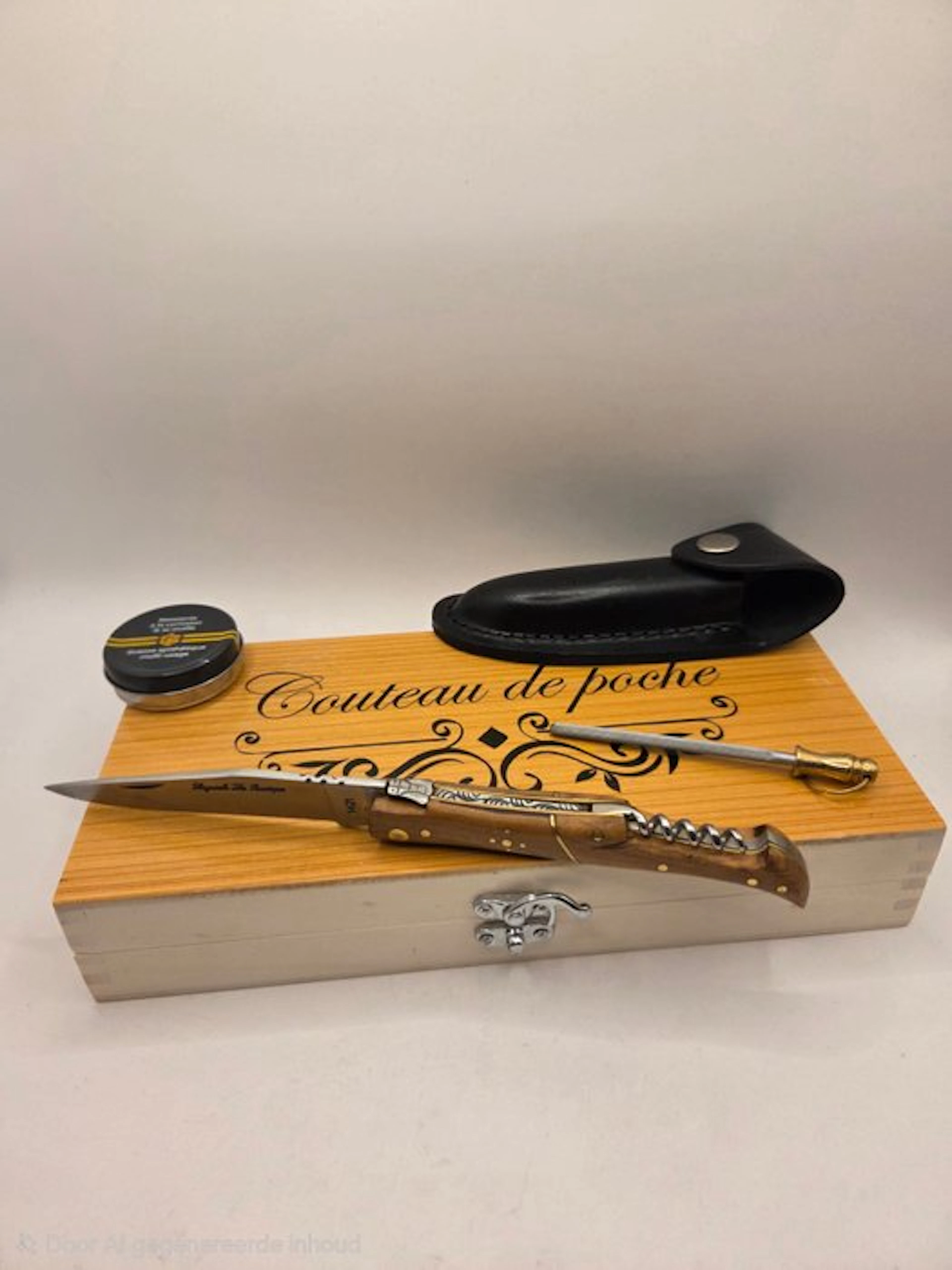 Laguiole - Le Rustique - Table knife - Laguiole pocket...