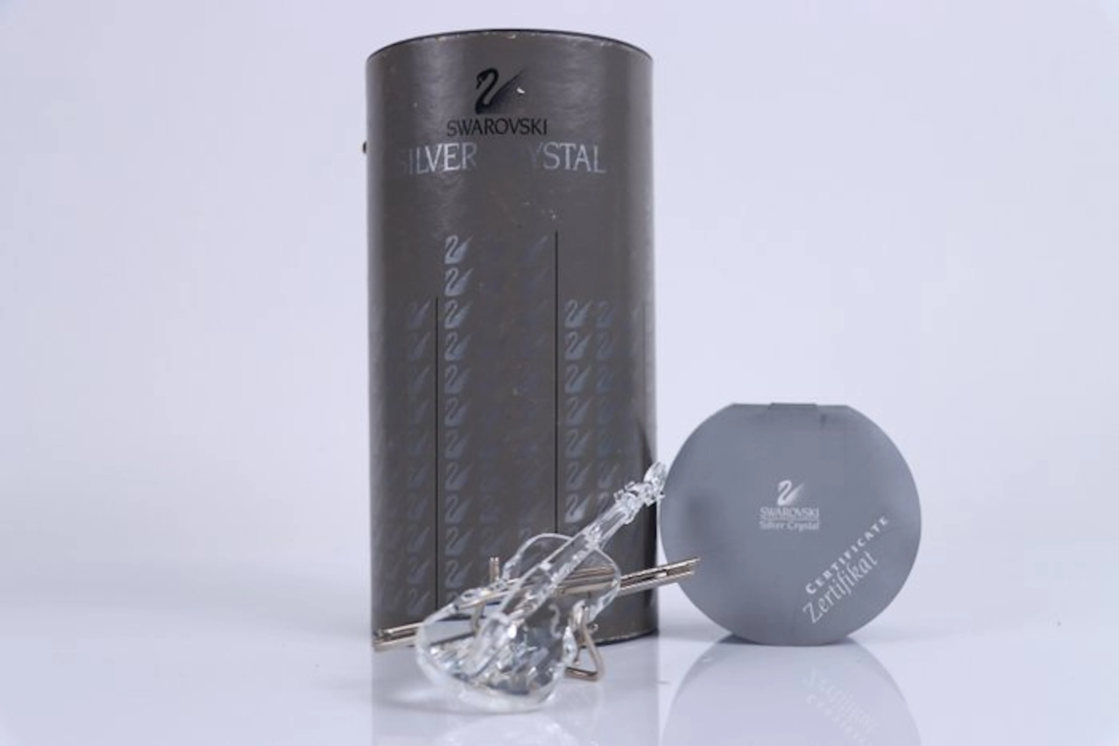 Figure - Swarovski - Viool (Boxed + Certificate) - Crystal