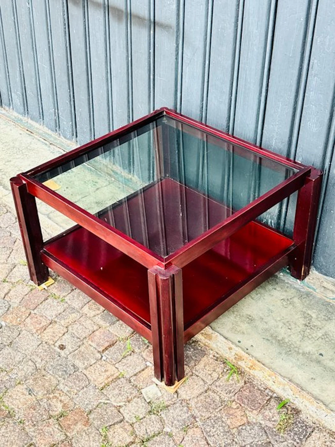 Coffee table - Wood, Glass - coffee table