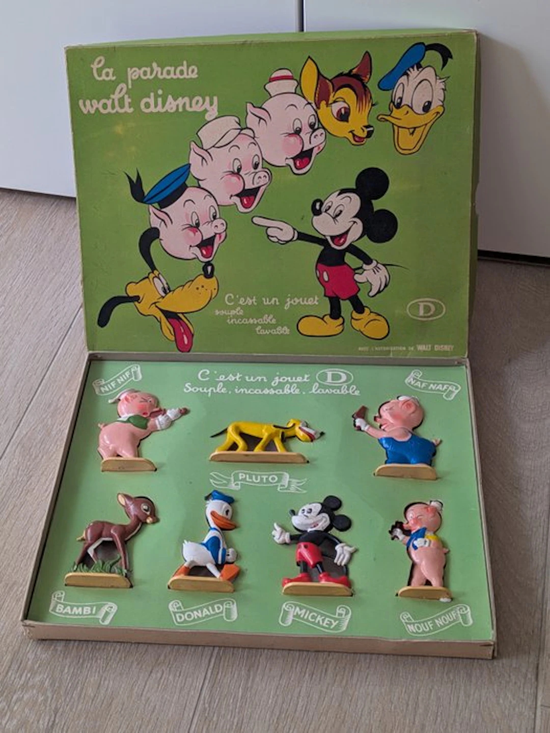 Mickey Mouse - 7 Figurine - Delacoste - 1945
