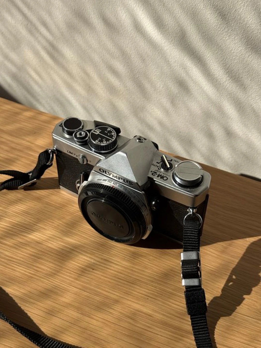 Olympus OM-2n + record back 4 + paraattas Single lens reflex camera (SLR)