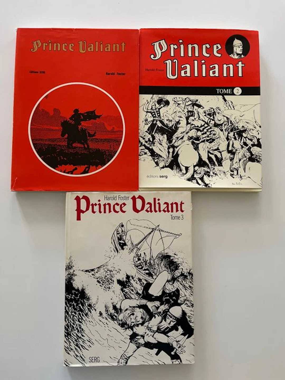 Prince Valiant T1 à T3 - 3x C + 3x jaquette - 3 Album...