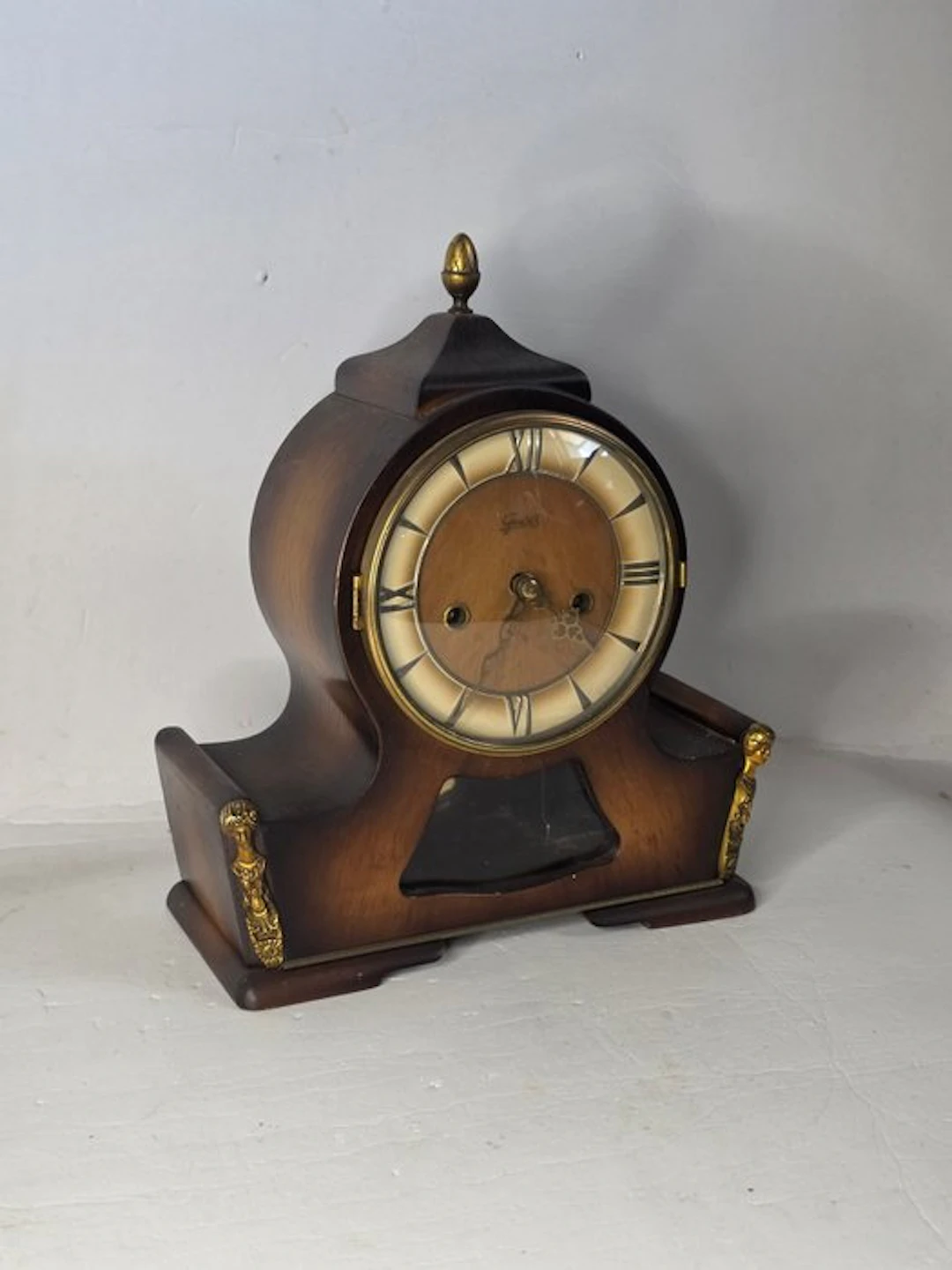 Clock - Geiser - Wood - 1940-1950 - Numbered antique clock