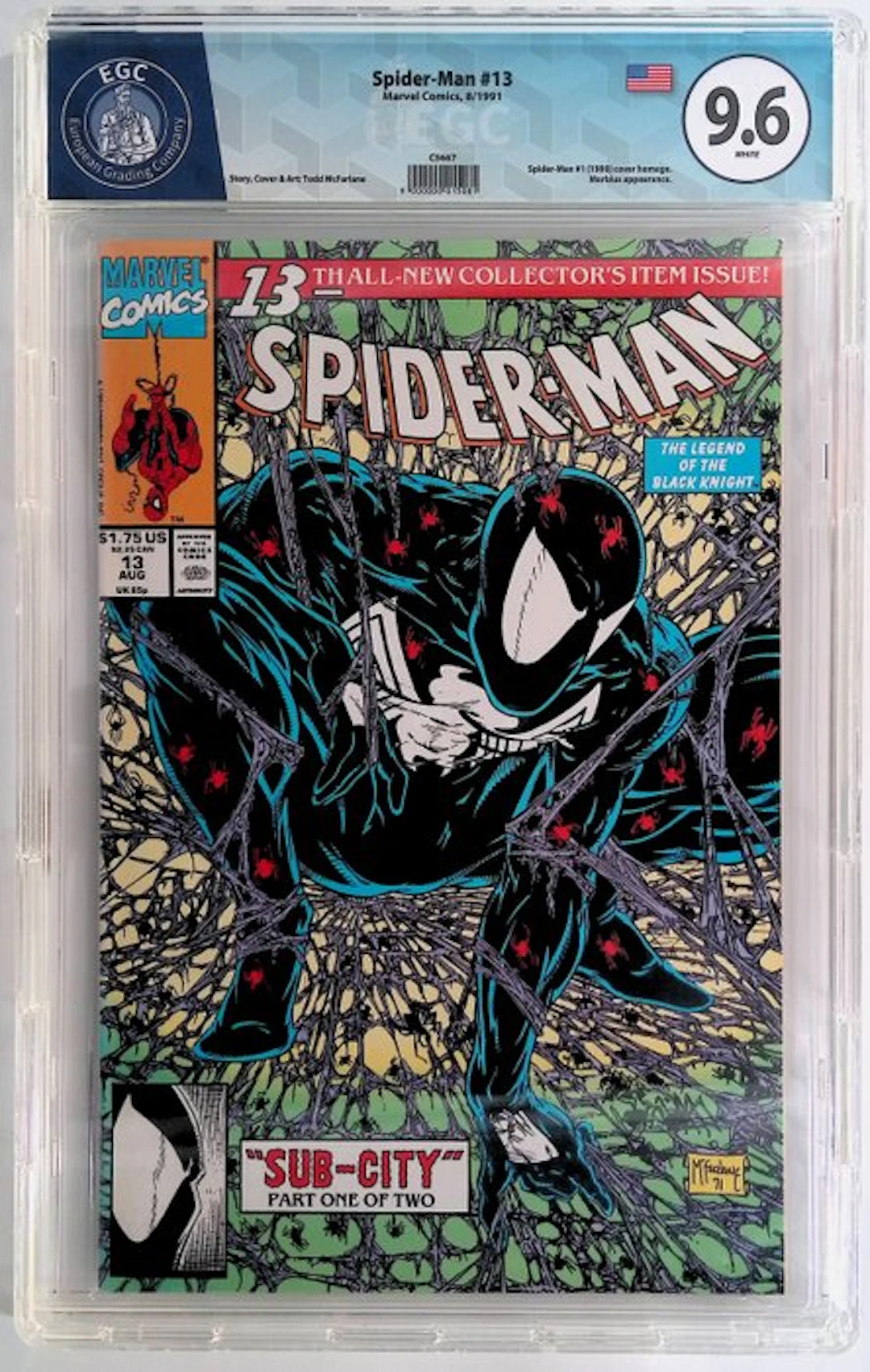 Spider-Man #13 - EGC 9.8 - 1 Graded comic - First edition - 1991