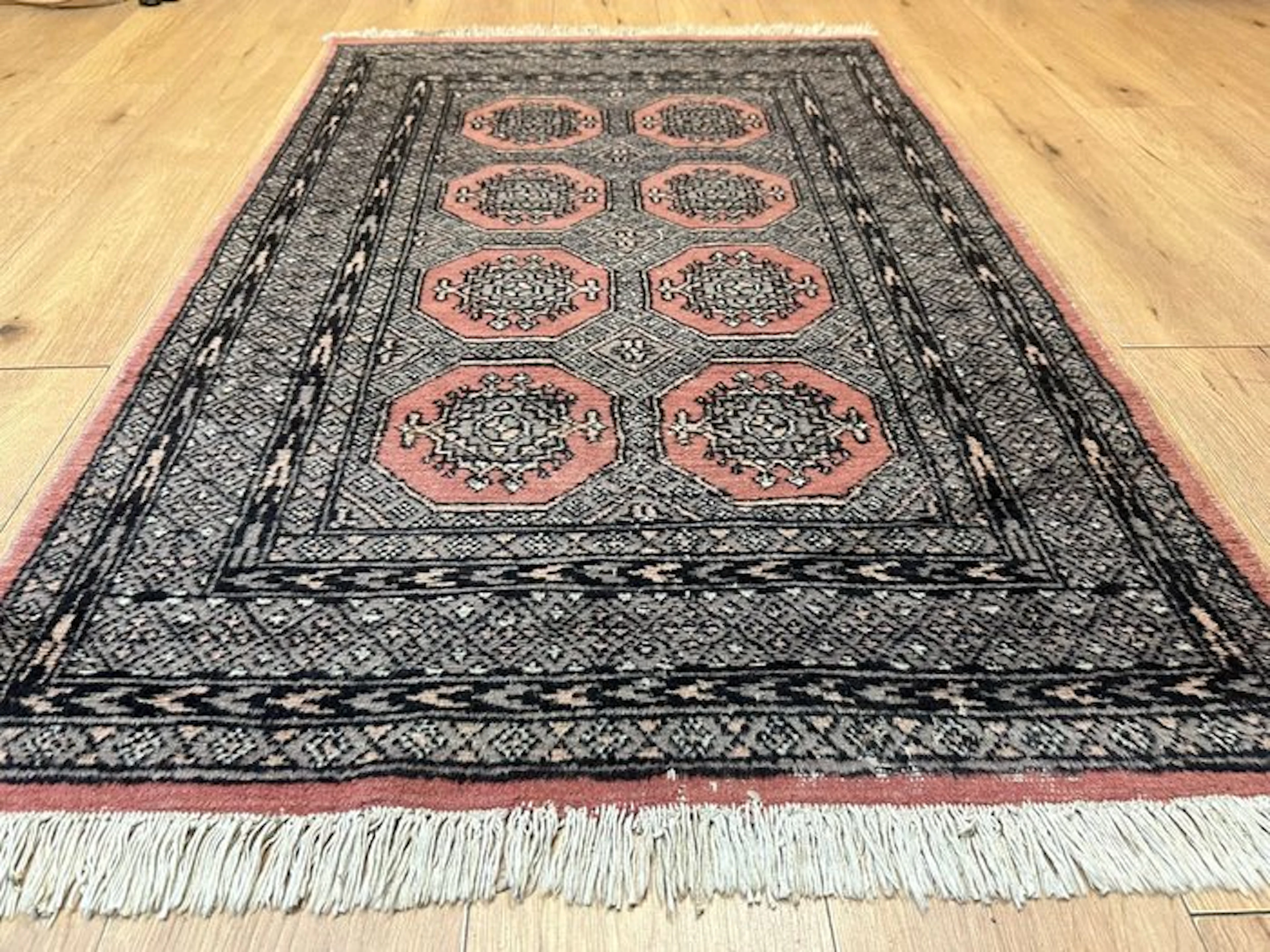 Magnificent Pakistani Bukhara rug with a classic...