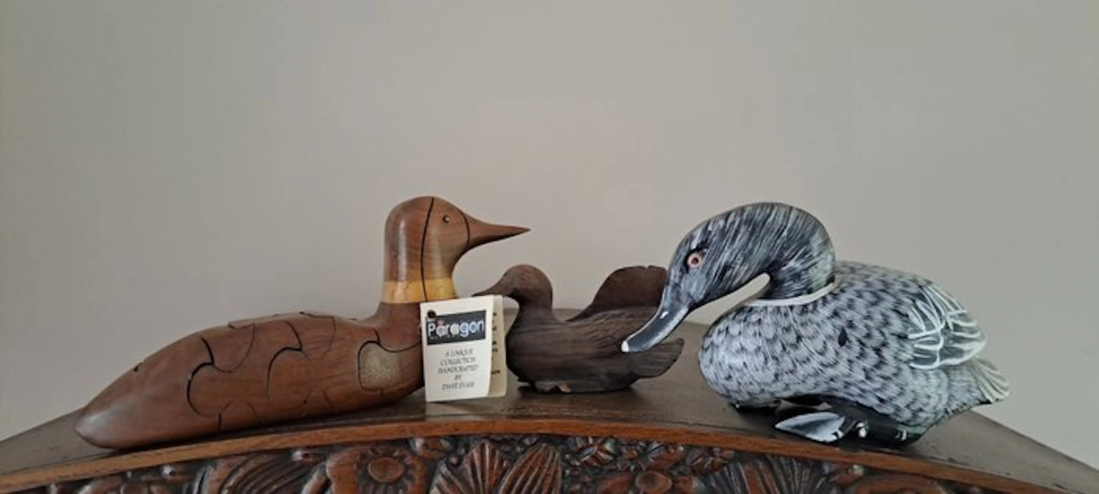 Duck decoy (3) - Wood