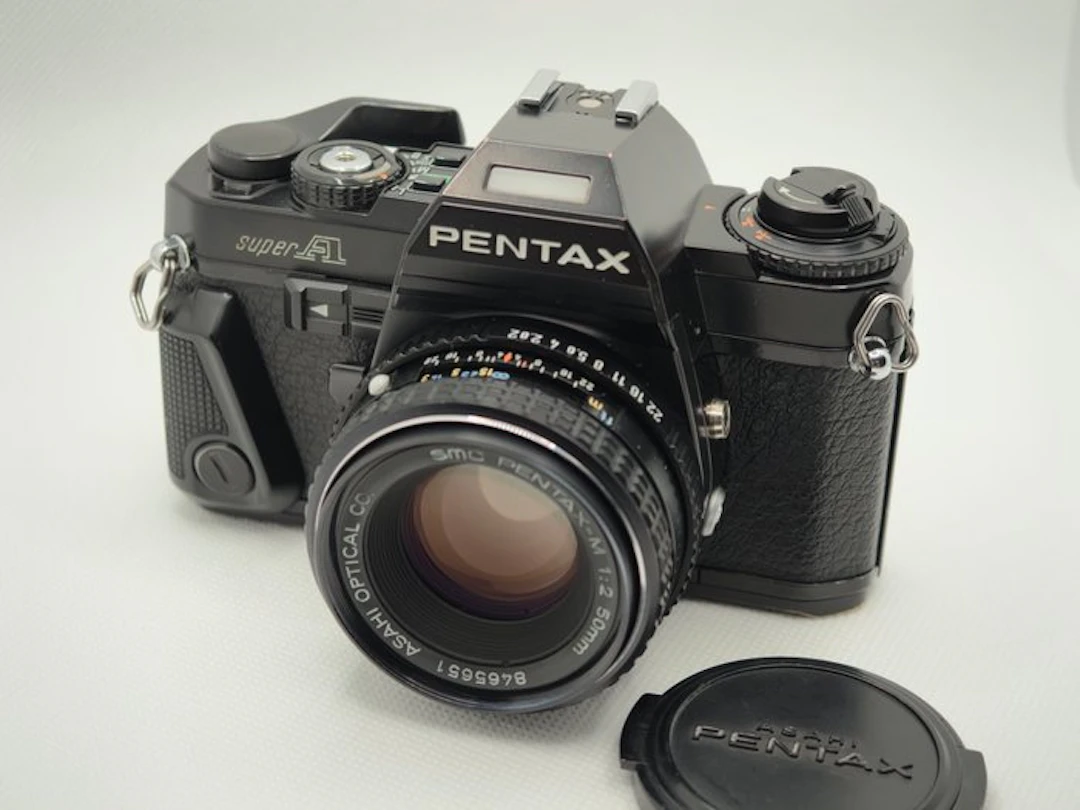 Pentax Super-A + Pentax-M 50mm f2.0 Analogue camera
