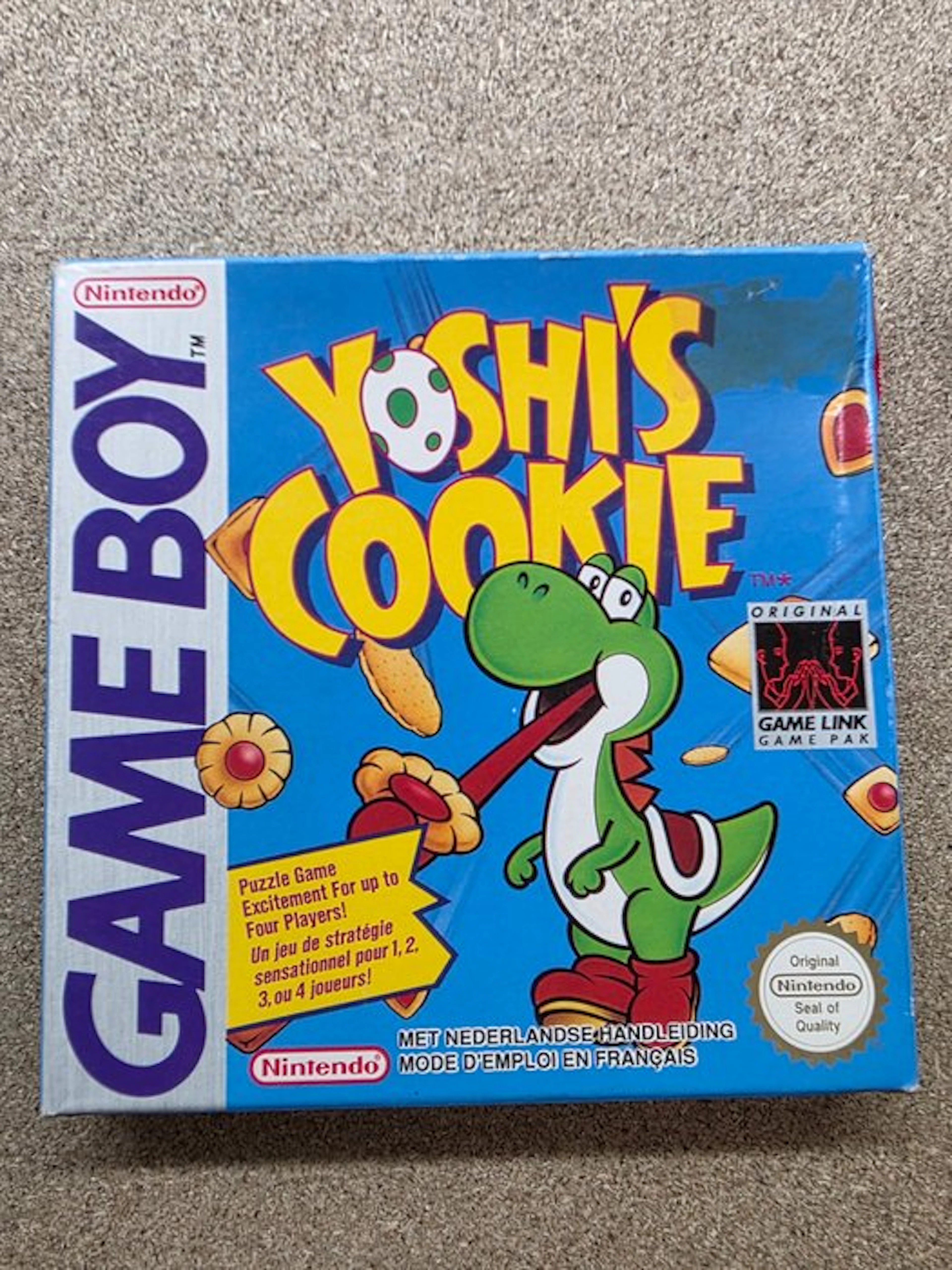 Nintendo - Gameboy Classic - "Yoshi's Cookie" Extremely...