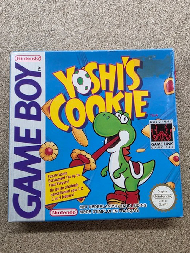 Nintendo - Gameboy Classic - "Yoshi's Cookie" Extremely...