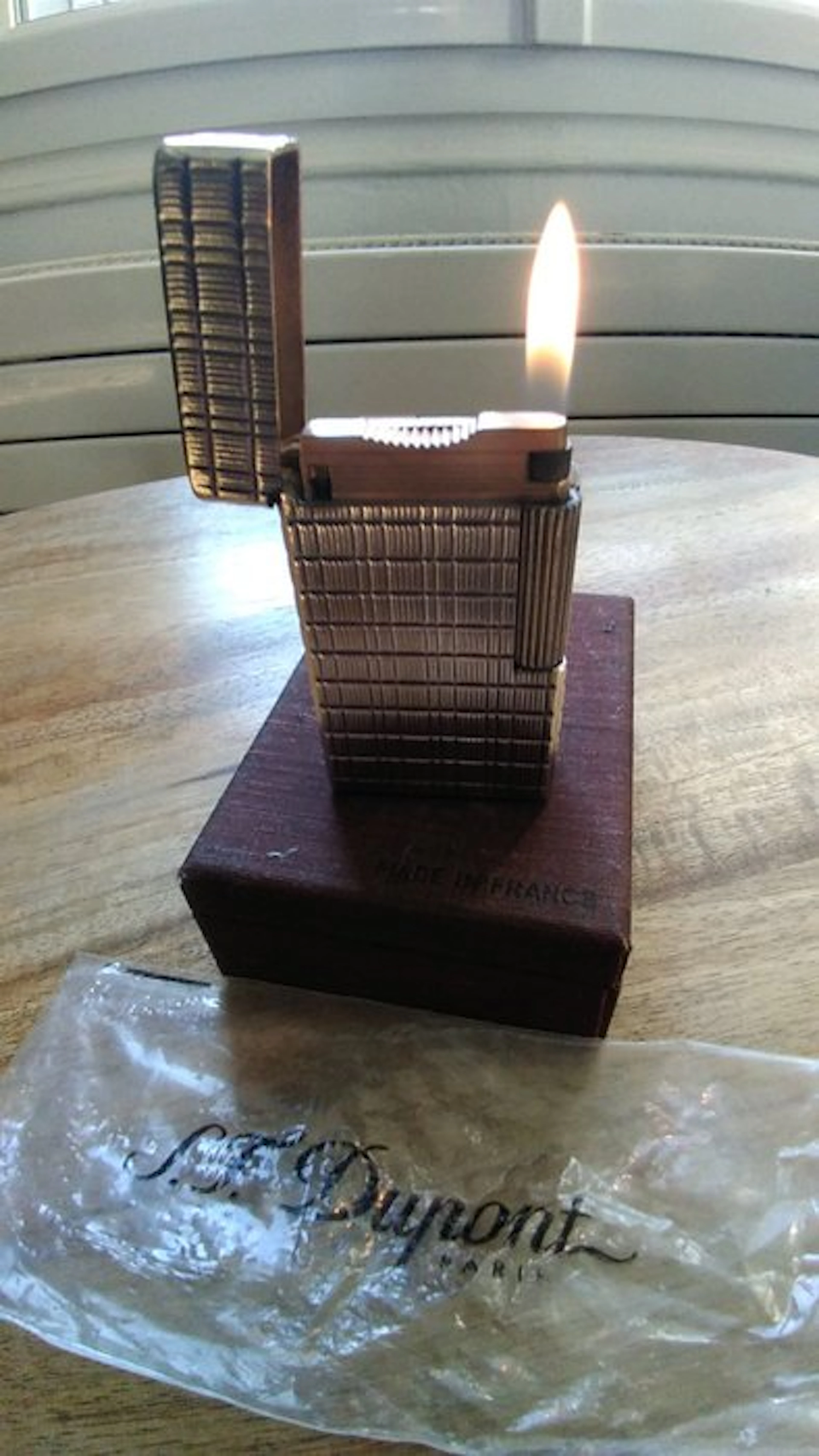 S.T. Dupont - Line 2 - No reserve price - Pocket lighter - Gold plated