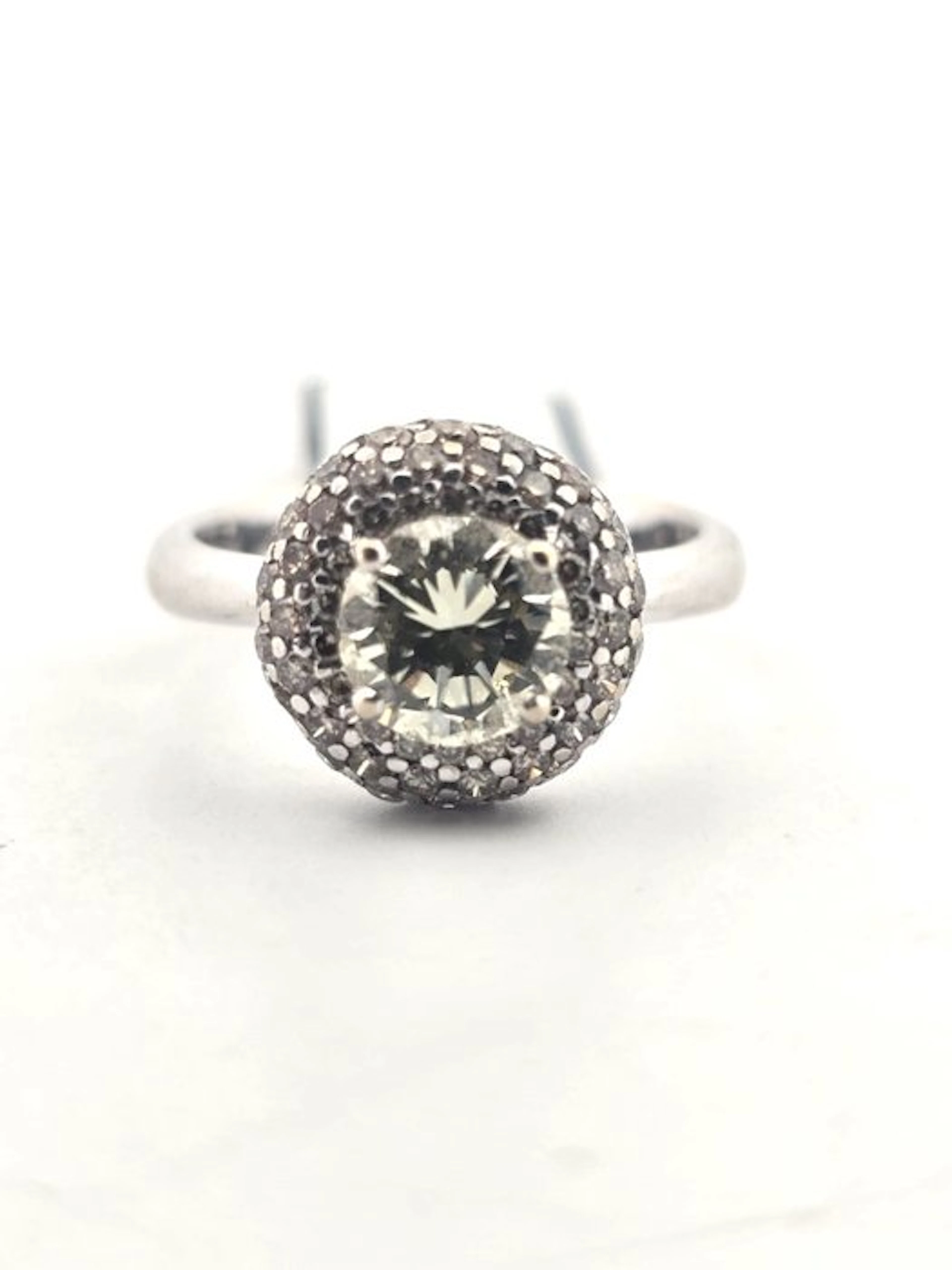 Ring - 18 kt. White gold - 2.50ct. tw. Diamond (Natural)