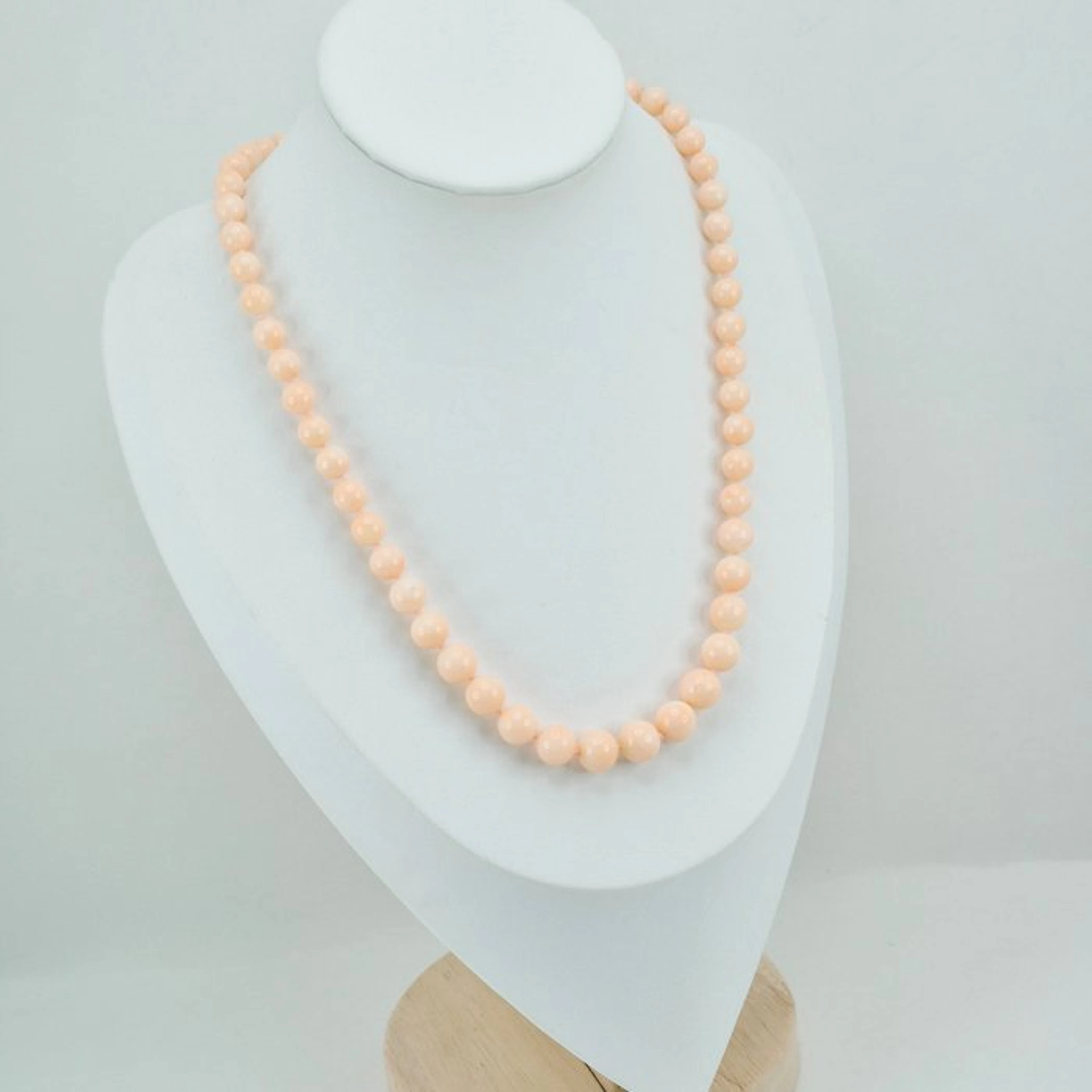Coral - Silver, Gold-plated - Necklace - PINK CORAL