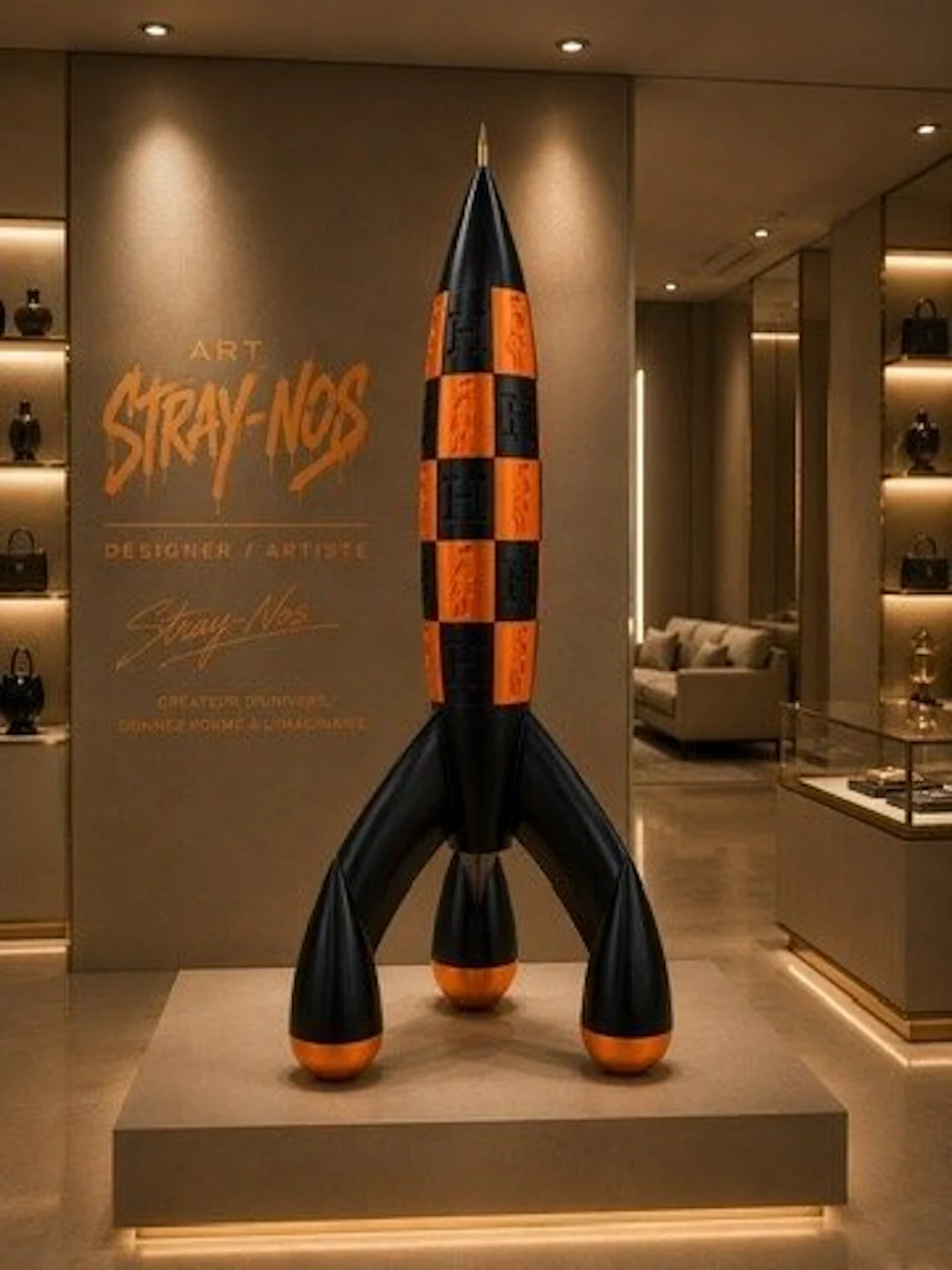 Art Stray-Nos - New collection " Fusée Héritage Hermès - Entre Terre et Luxe "