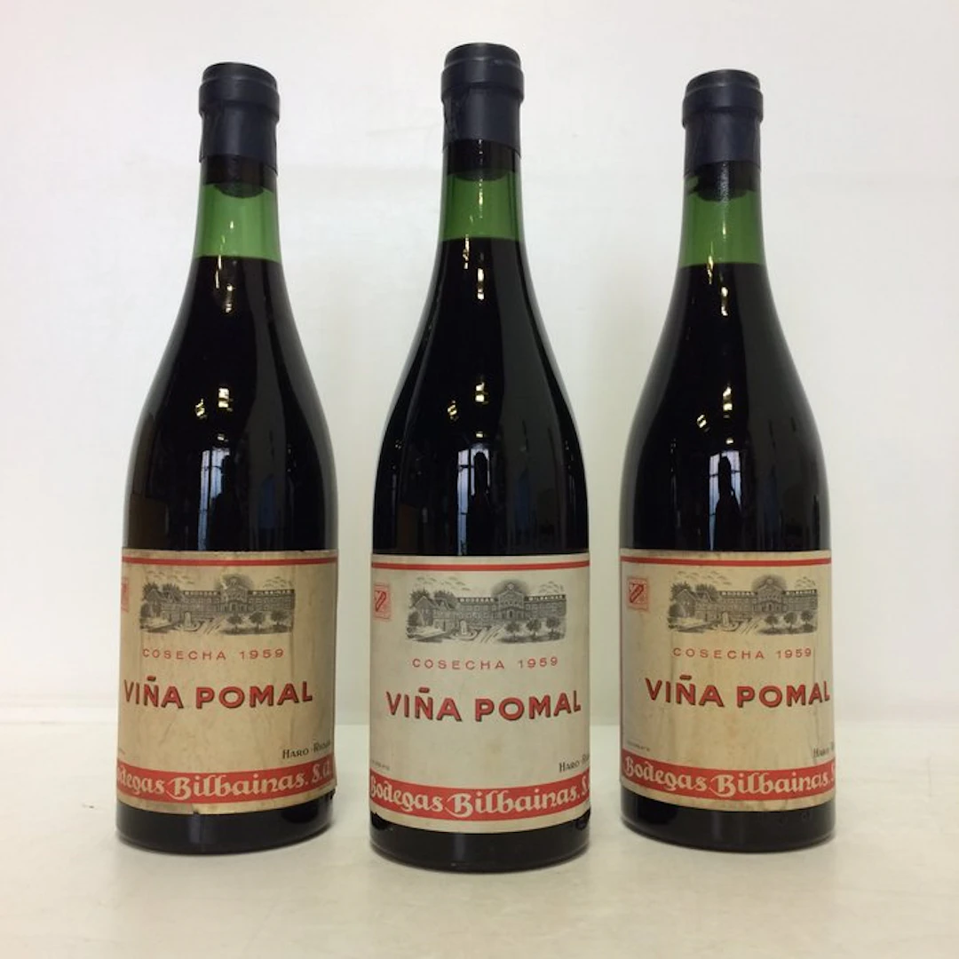 1959 Bodegas Bilbainas, Viña Pomal - Rioja Cosecha - 3 Bottles (0.75L)