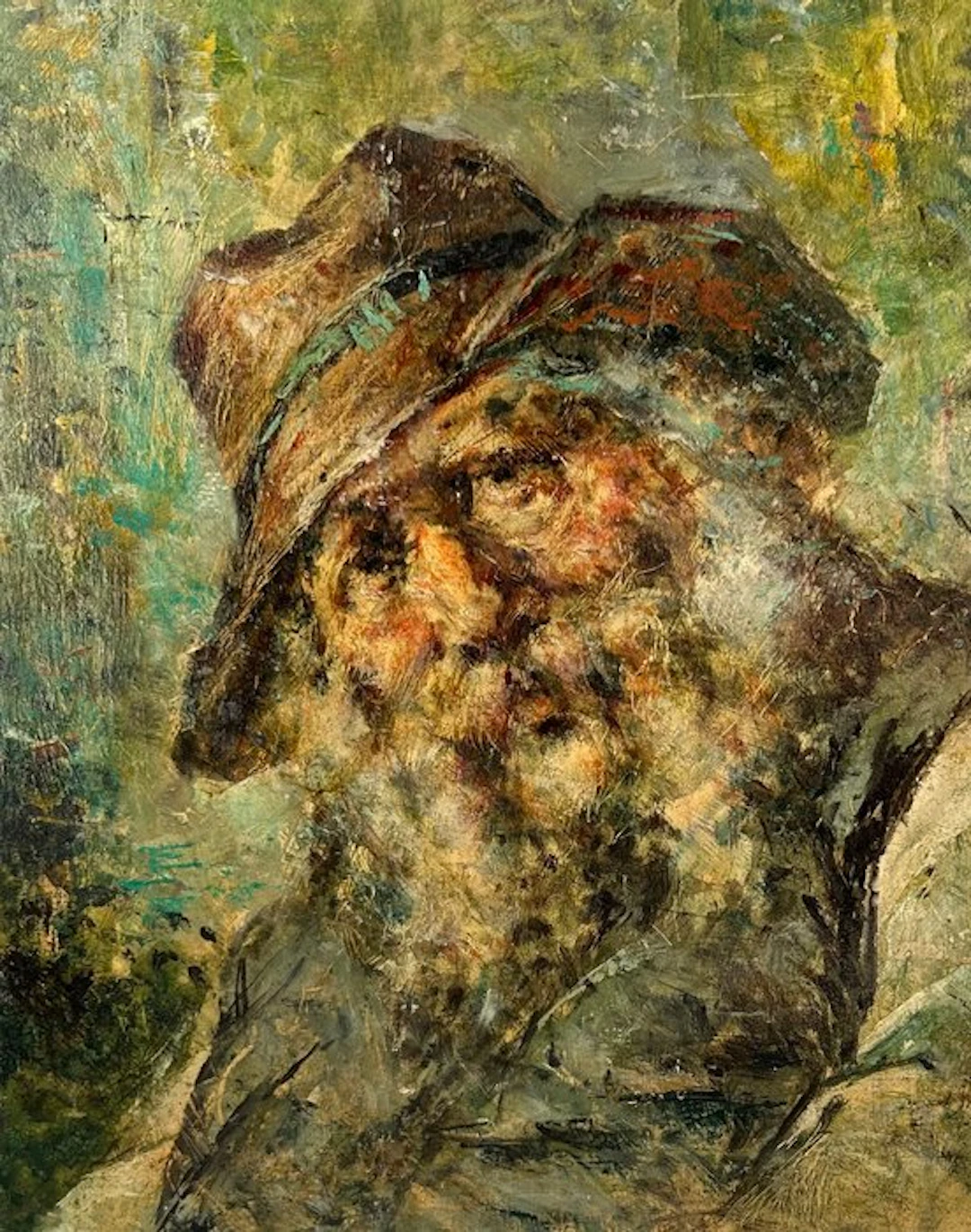 Nazzareno Sidoli (1879–1969) - Ritratto di Vecchio - NO RESERVE