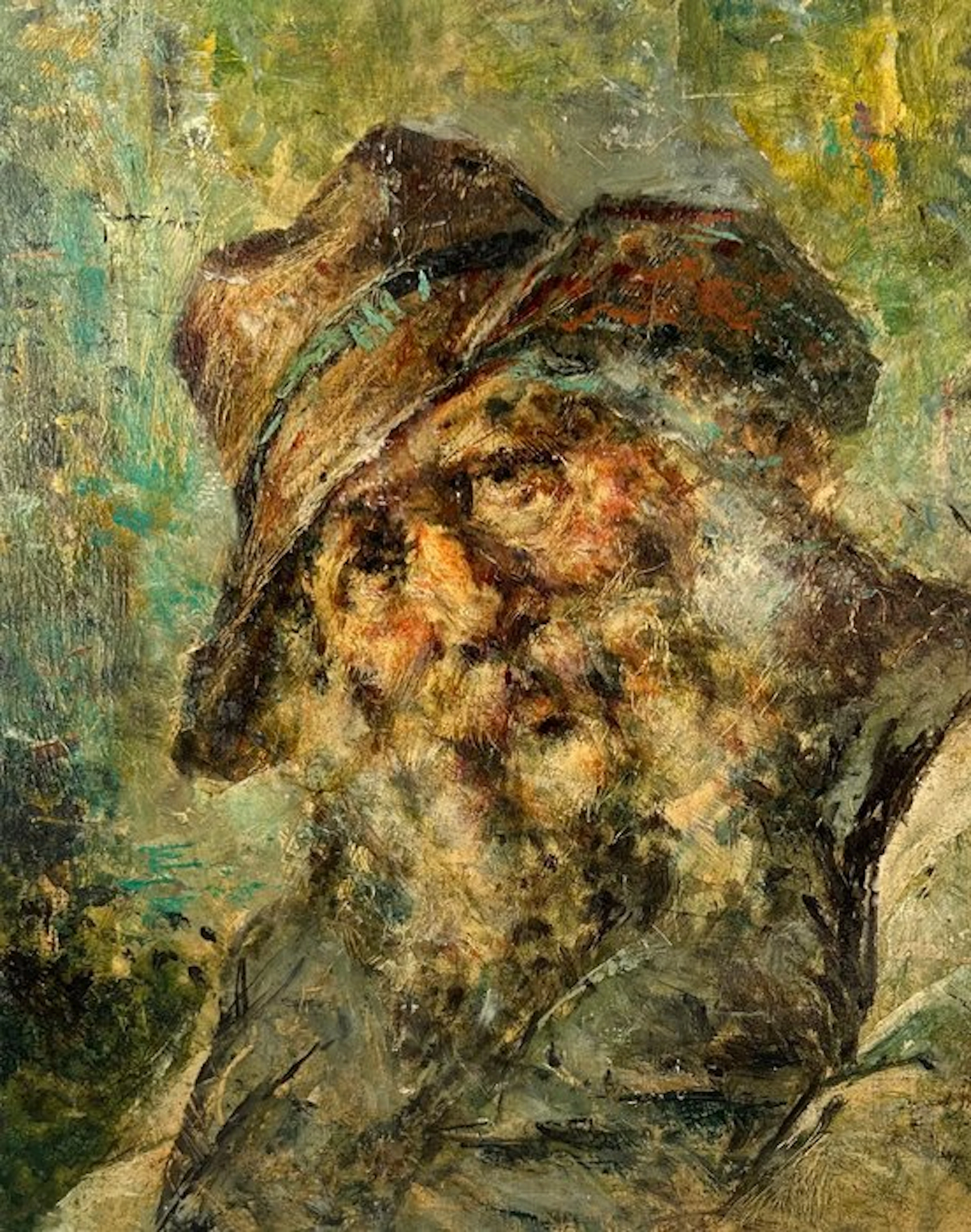 Nazzareno Sidoli (1879–1969) - Ritratto di Vecchio - NO RESERVE