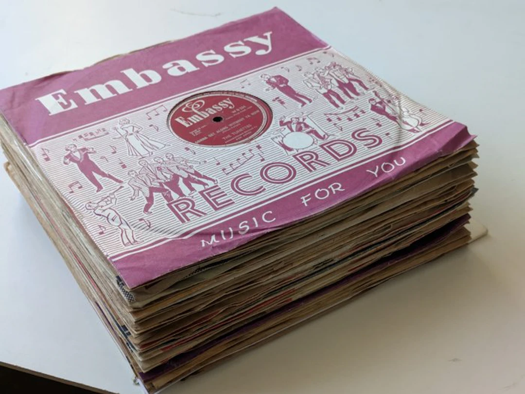 Collection of 36 78 RPM Records 1950s –o.a